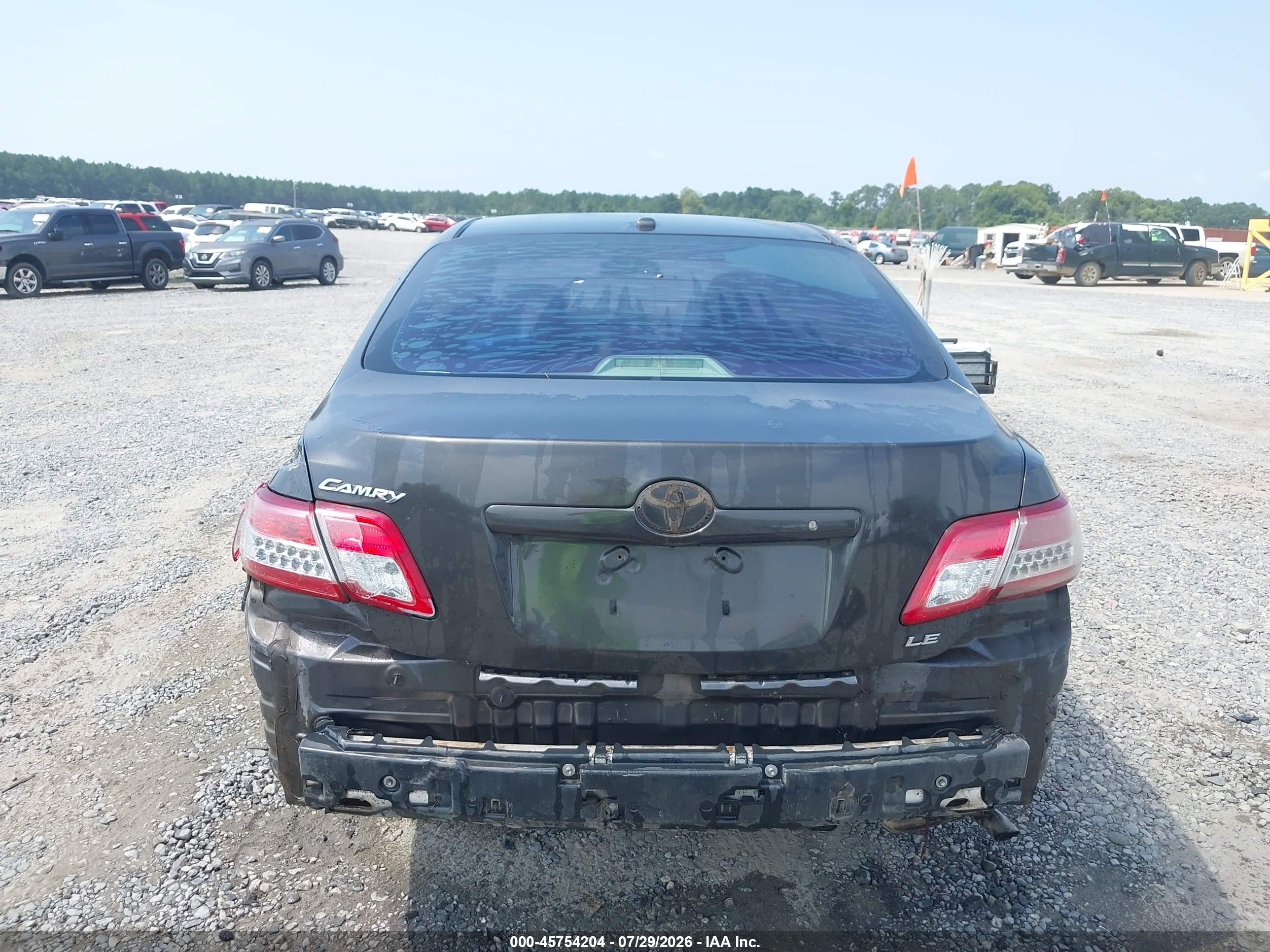 2011 Toyota Camry Le Серый vin: 4T1BF3EK2BU710740