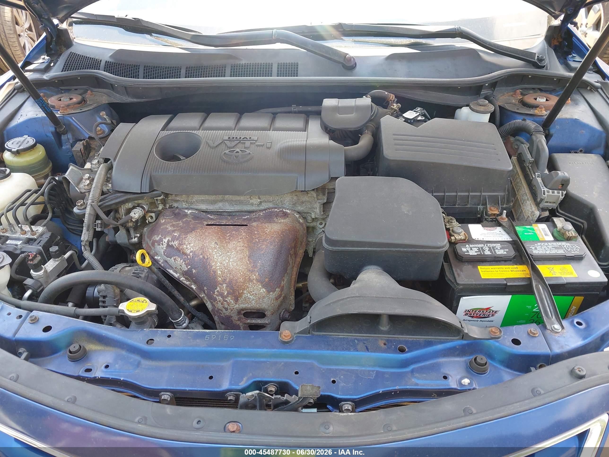 2011 Toyota Camry Le Blue vin: 4T1BF3EK2BU718112