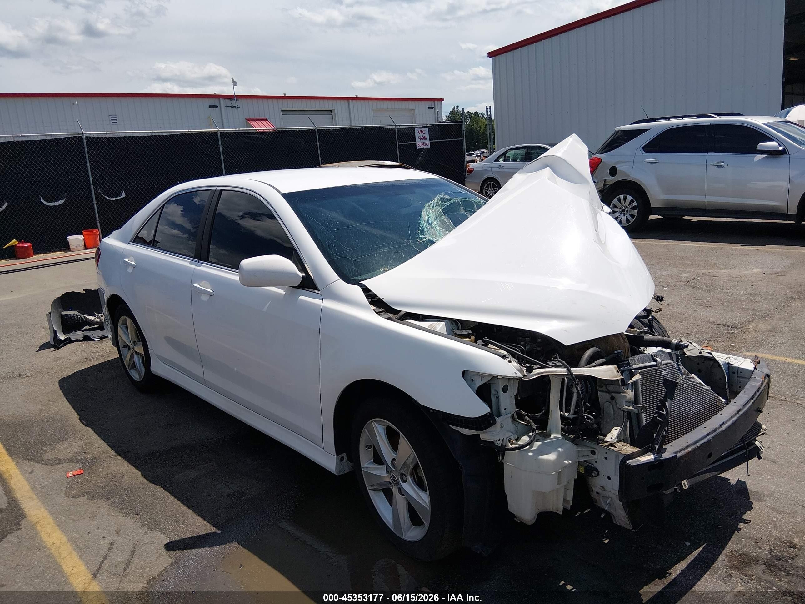 2011 Toyota Camry Se White vin: 4T1BF3EK2BU720006