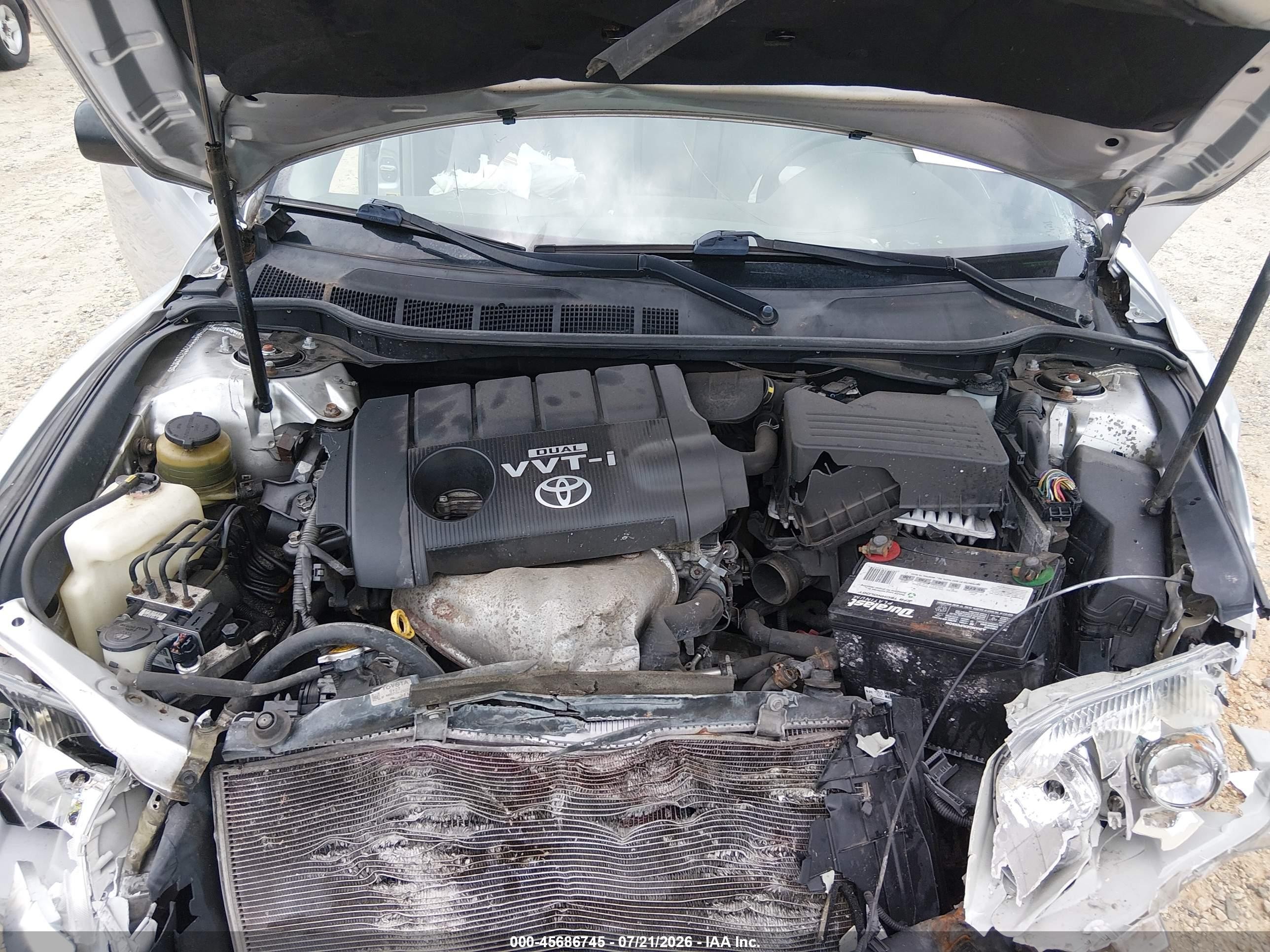 2010 Toyota Camry Le Серебряный vin: 4T1BF3EK3AU028173