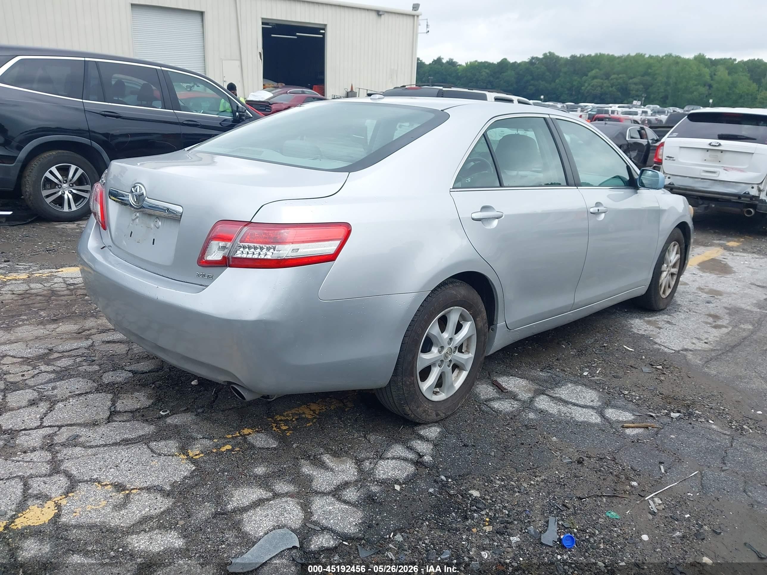 2010 Toyota Camry Xle Black vin: 4T1BF3EK3AU044499