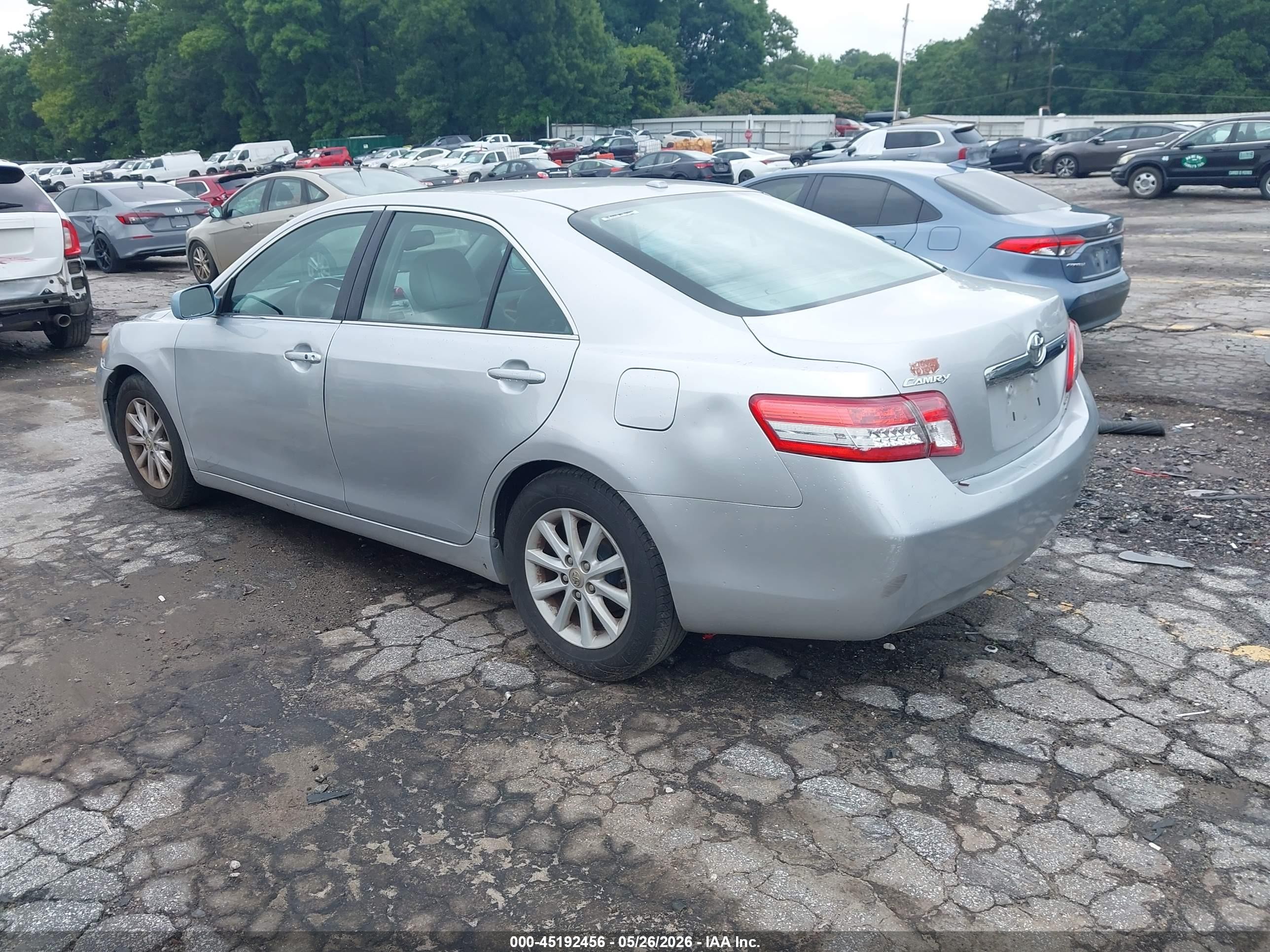2010 Toyota Camry Xle Black vin: 4T1BF3EK3AU044499