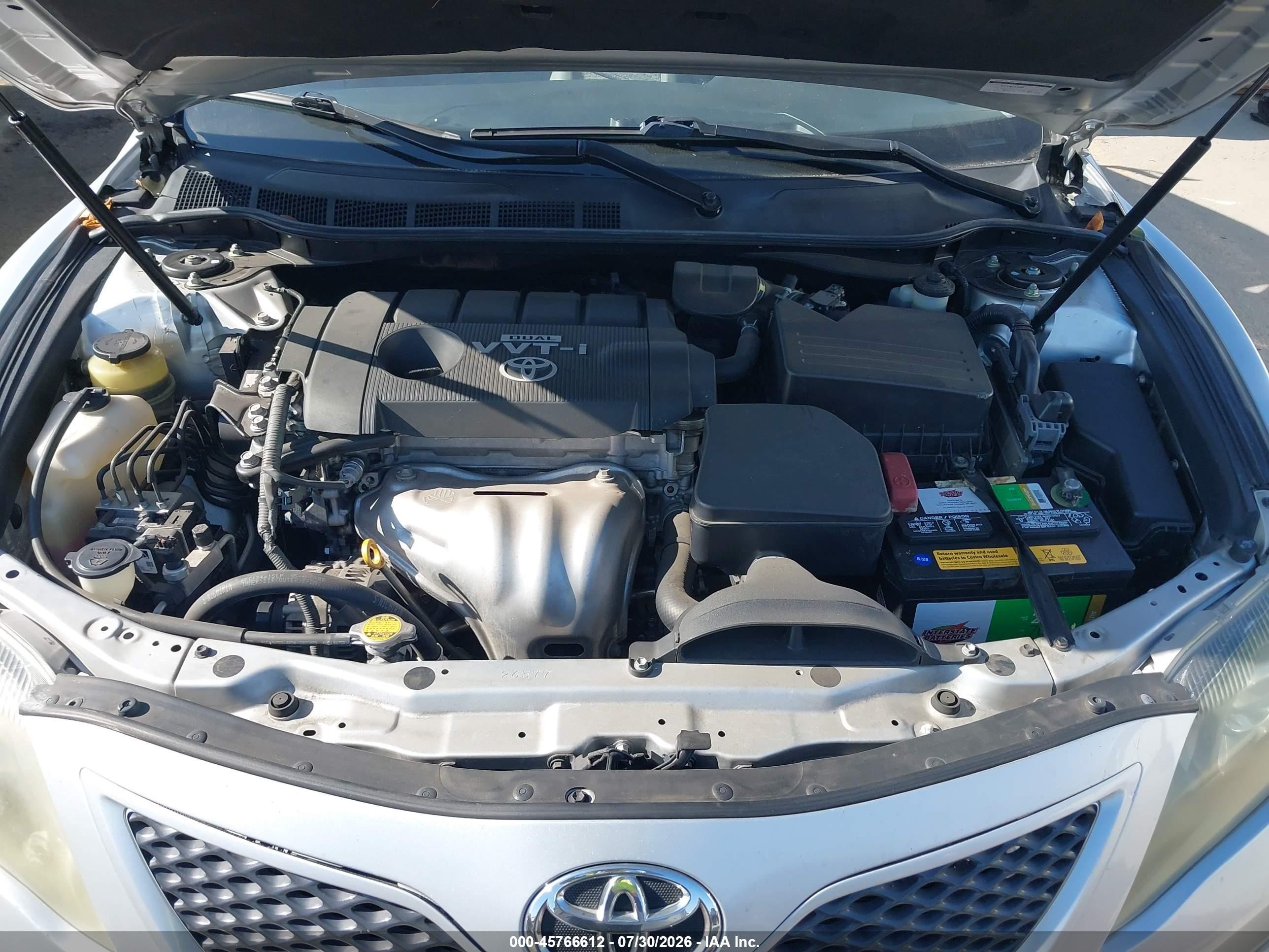 2010 Toyota Camry Se Серебряный vin: 4T1BF3EK3AU069841