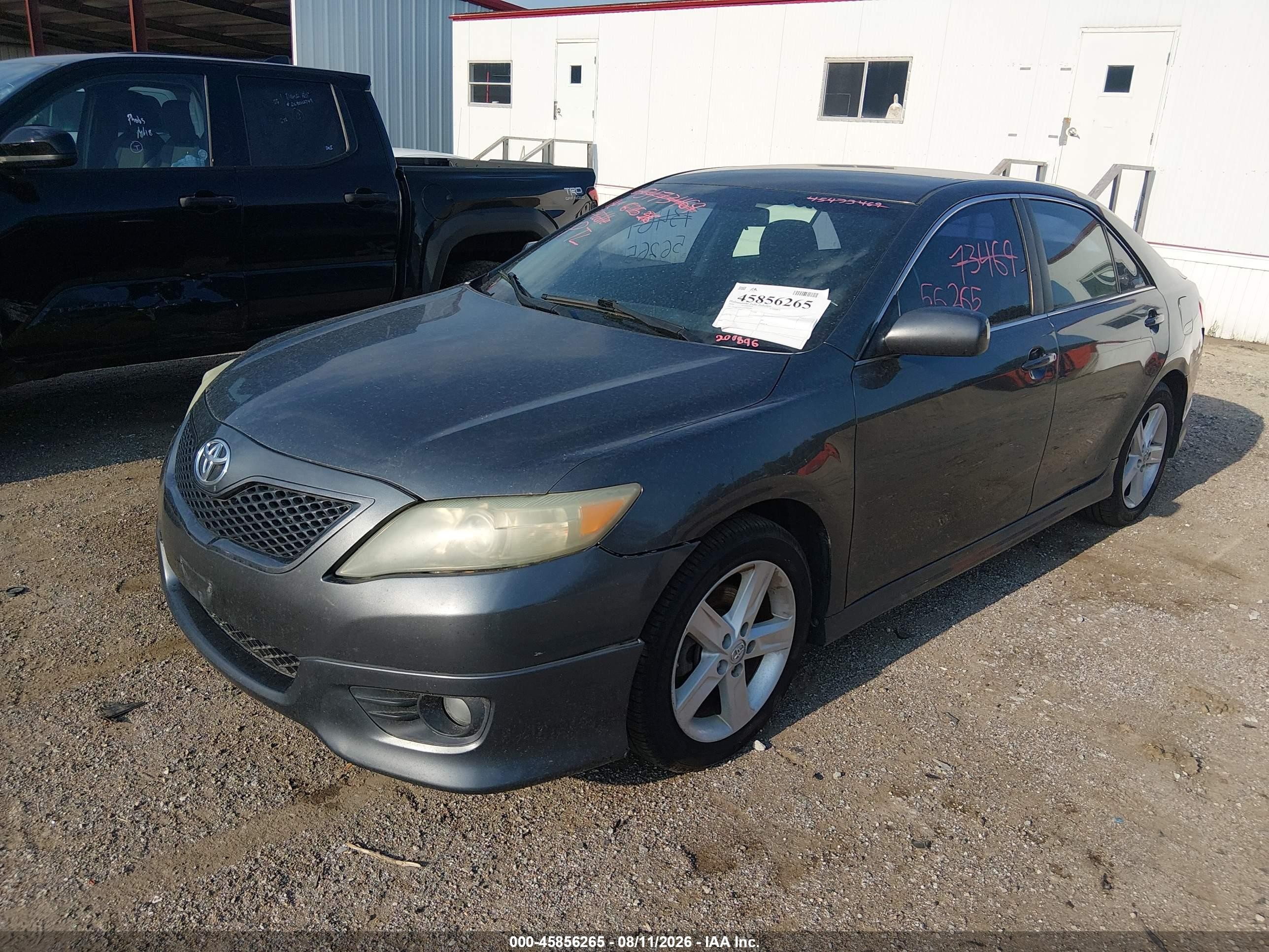 2010 Toyota Camry Se Gray vin: 4T1BF3EK3AU080189
