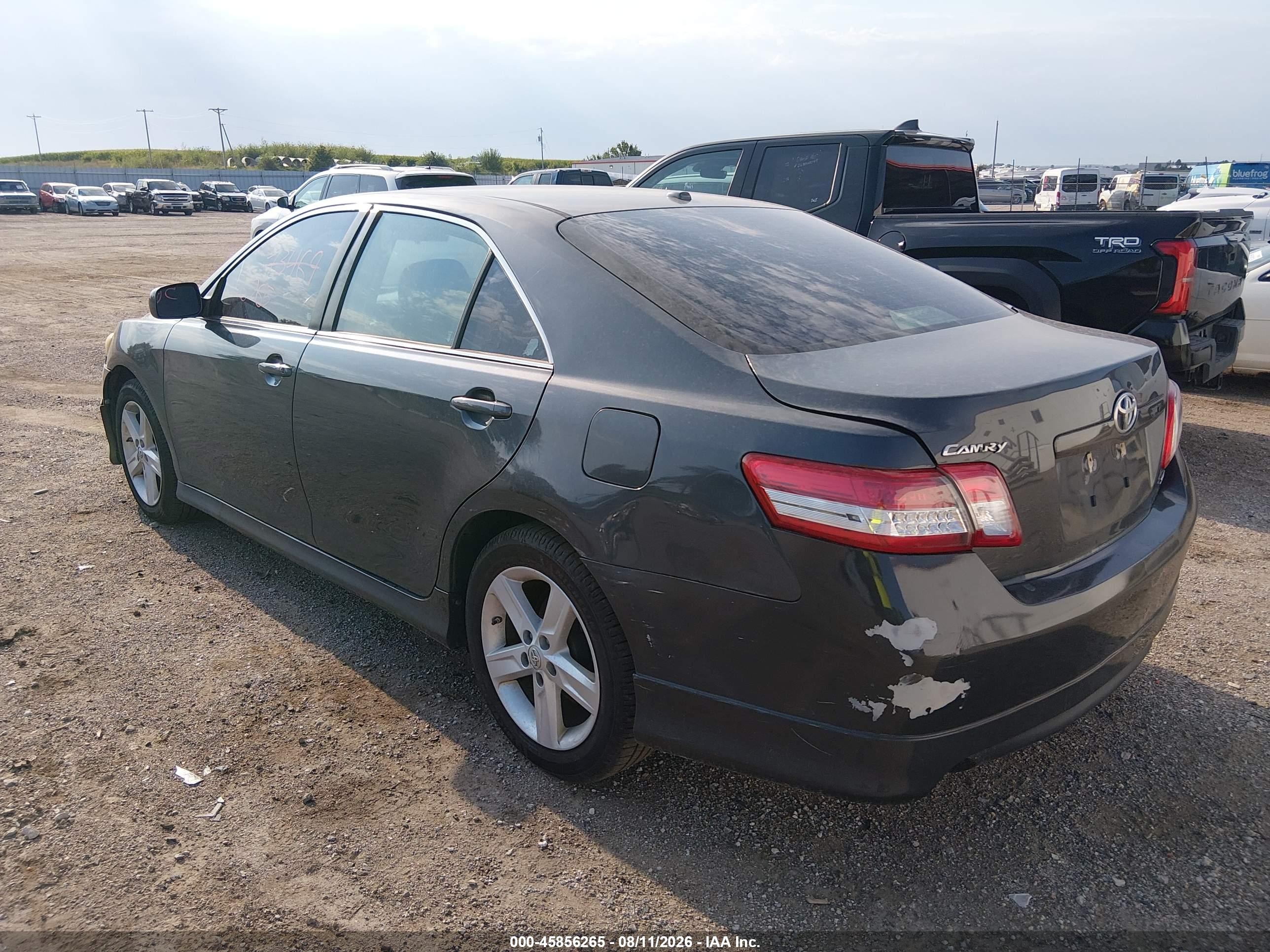 2010 Toyota Camry Se Gray vin: 4T1BF3EK3AU080189