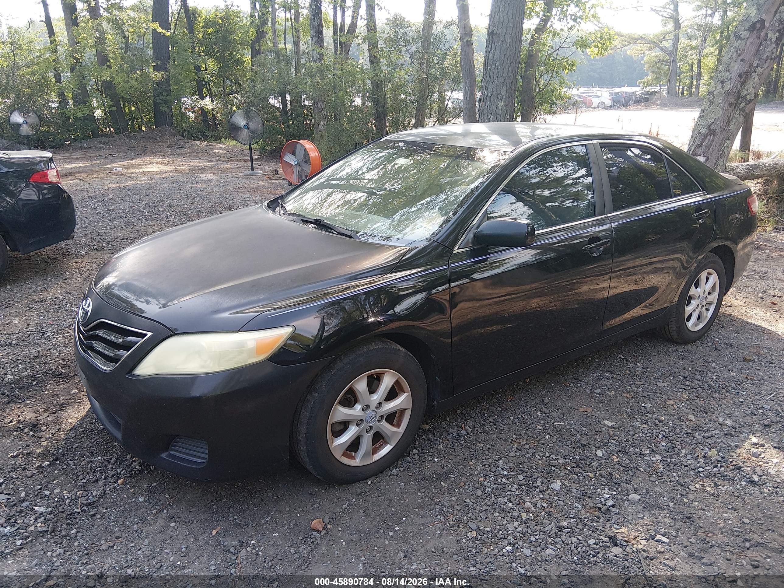 2010 Toyota Camry Le Black vin: 4T1BF3EK3AU080239