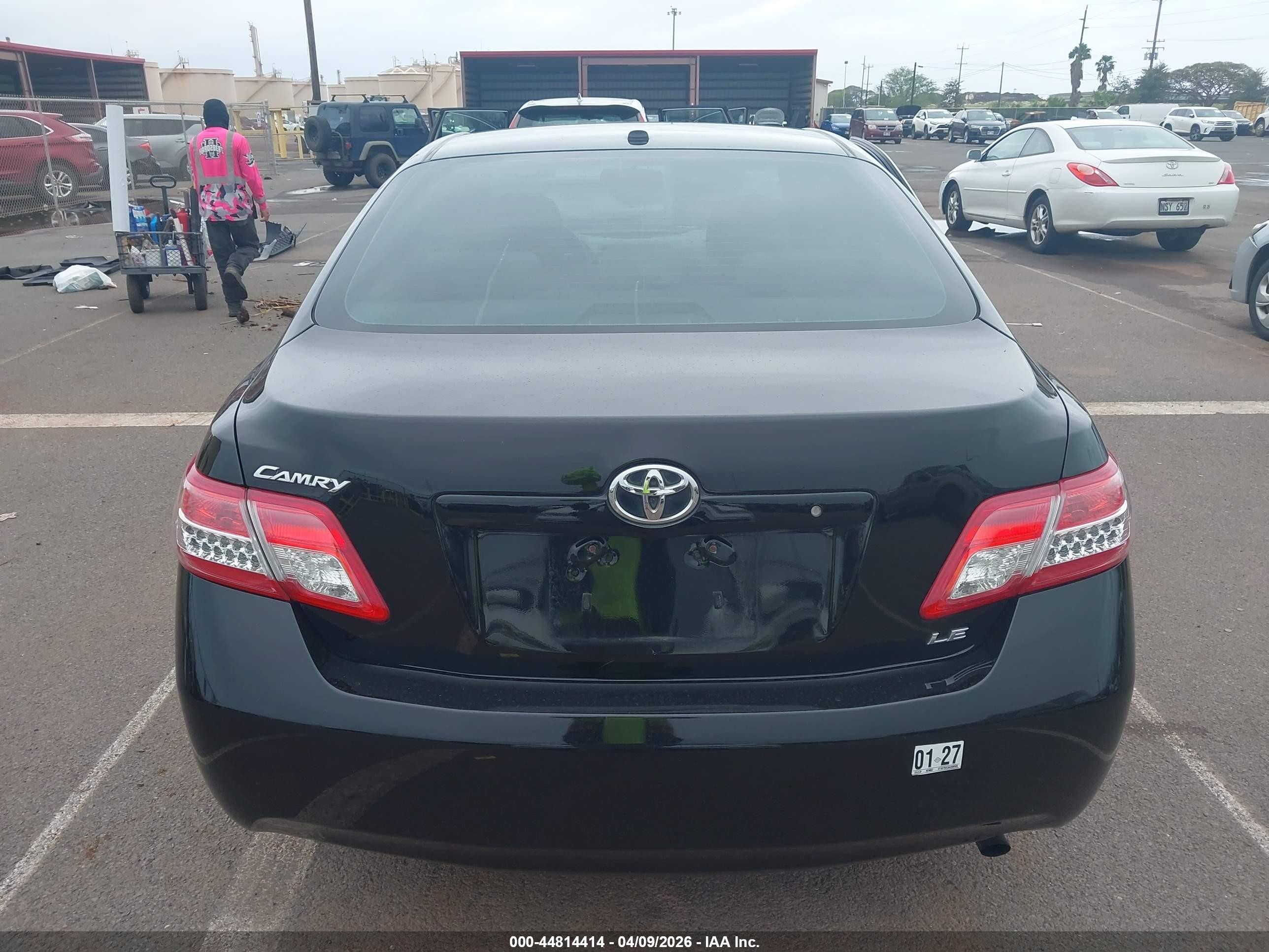 2010 Toyota Camry Le Черный vin: 4T1BF3EK3AU090589