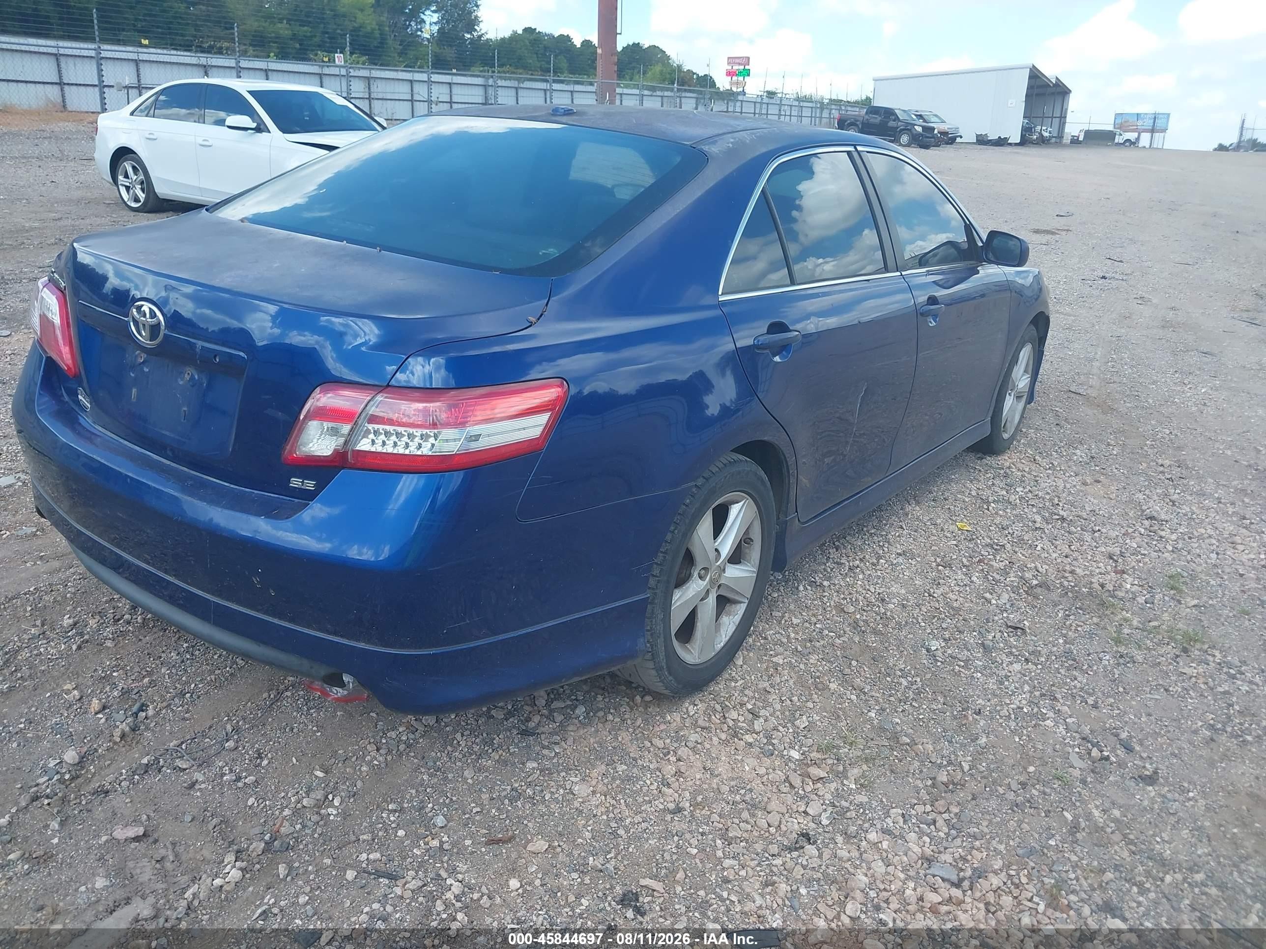 2010 Toyota Camry Se Blue vin: 4T1BF3EK3AU502073
