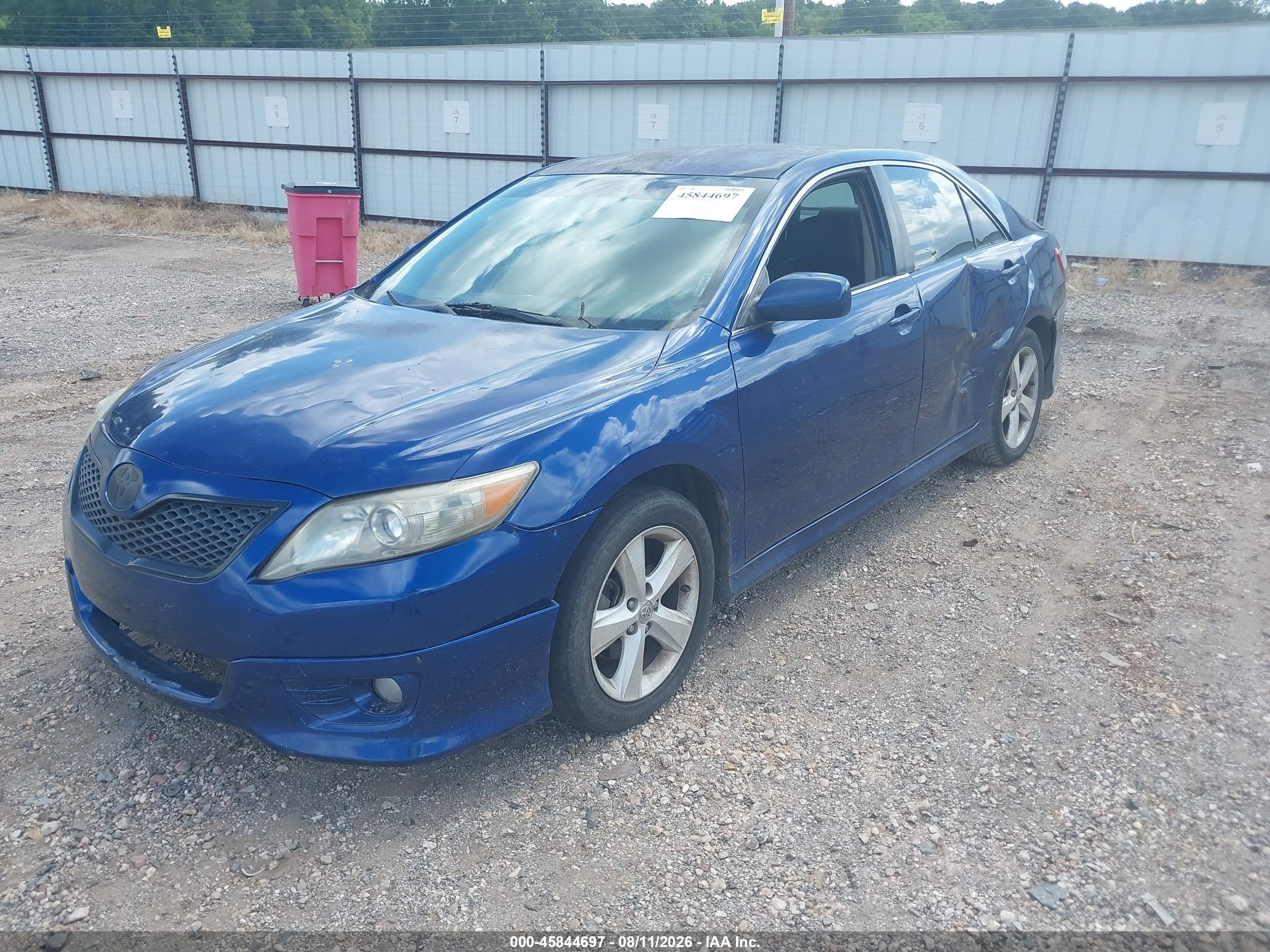 2010 Toyota Camry Se Blue vin: 4T1BF3EK3AU502073