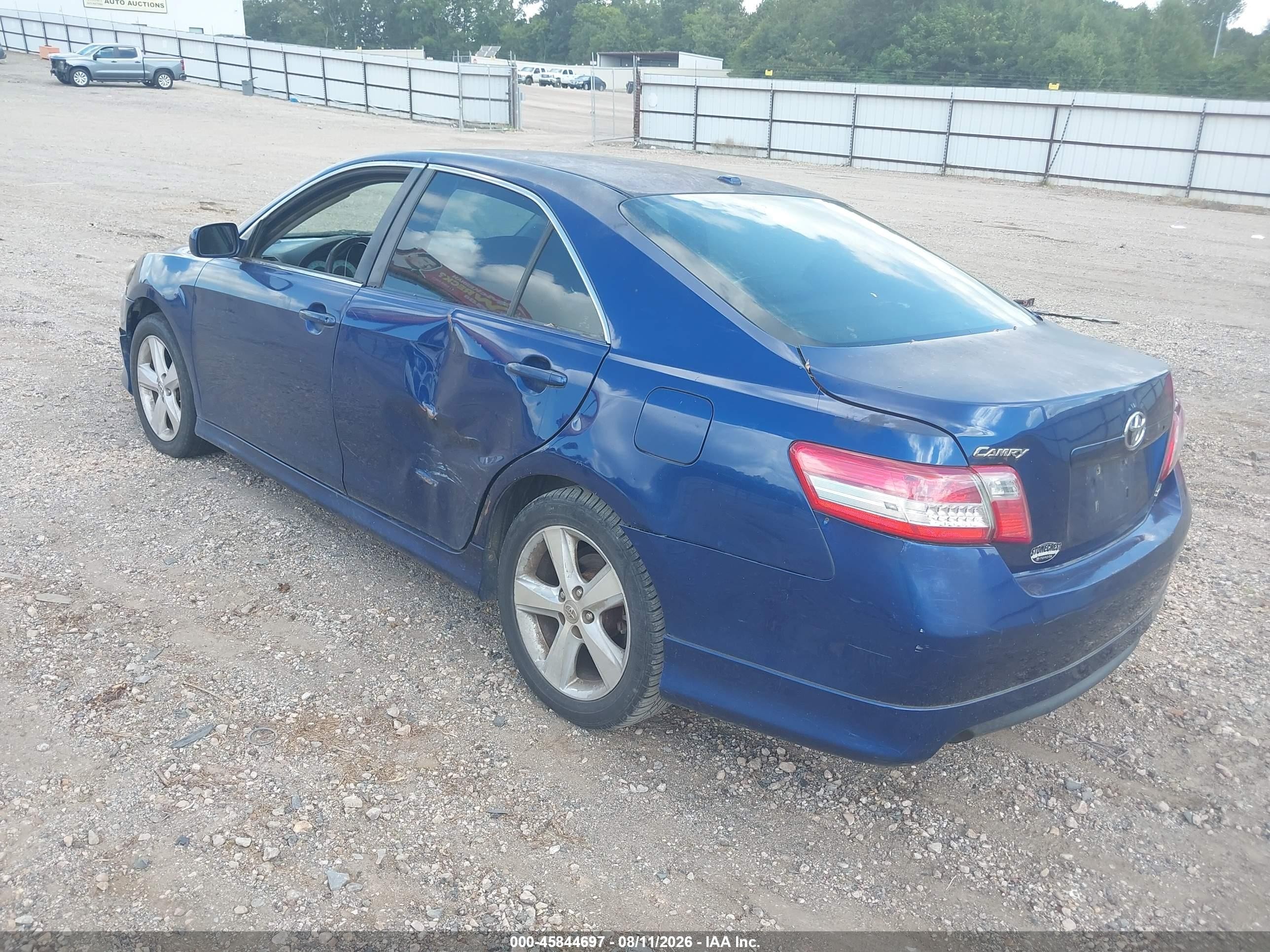 2010 Toyota Camry Se Blue vin: 4T1BF3EK3AU502073