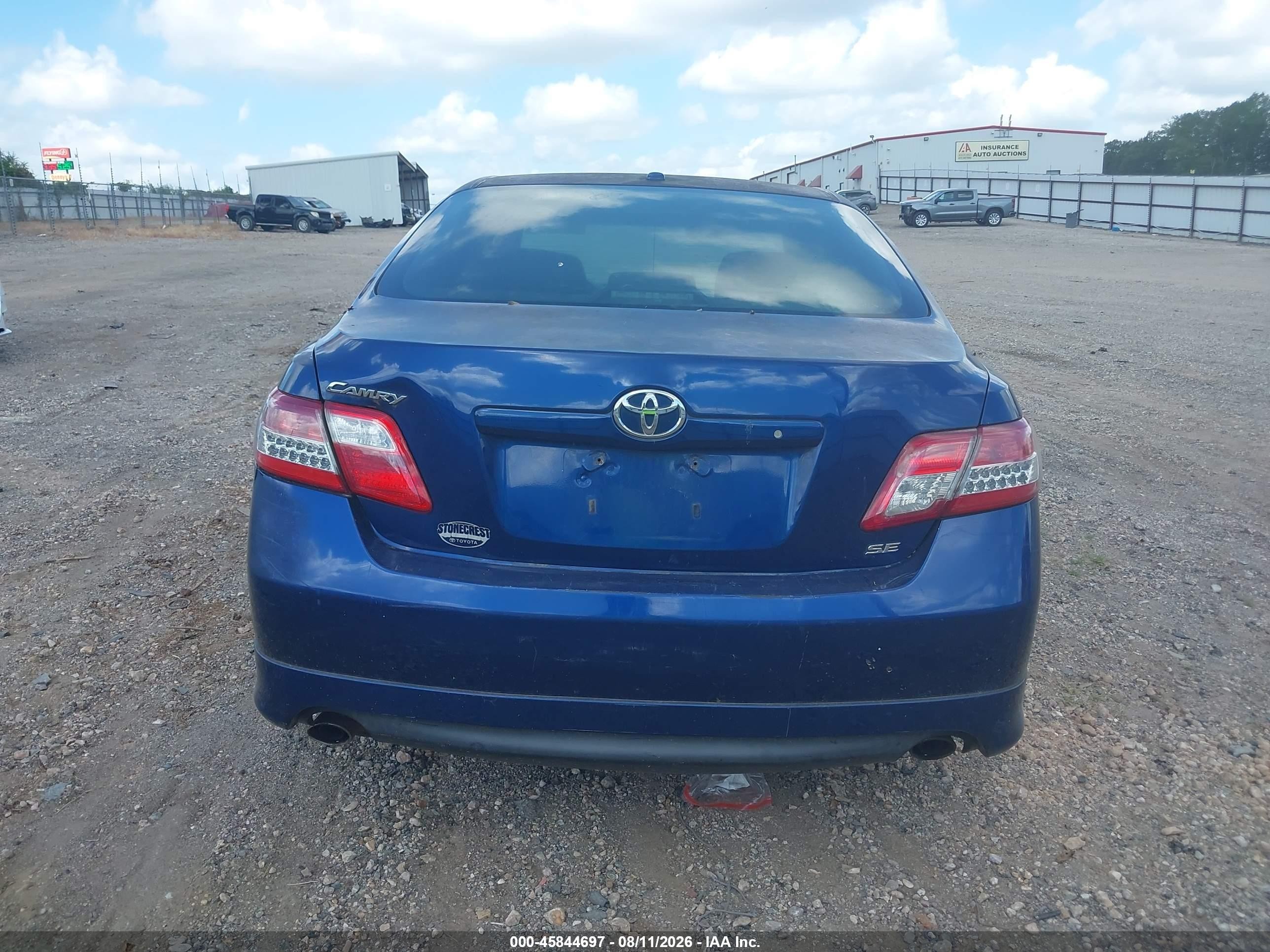 2010 Toyota Camry Se Blue vin: 4T1BF3EK3AU502073