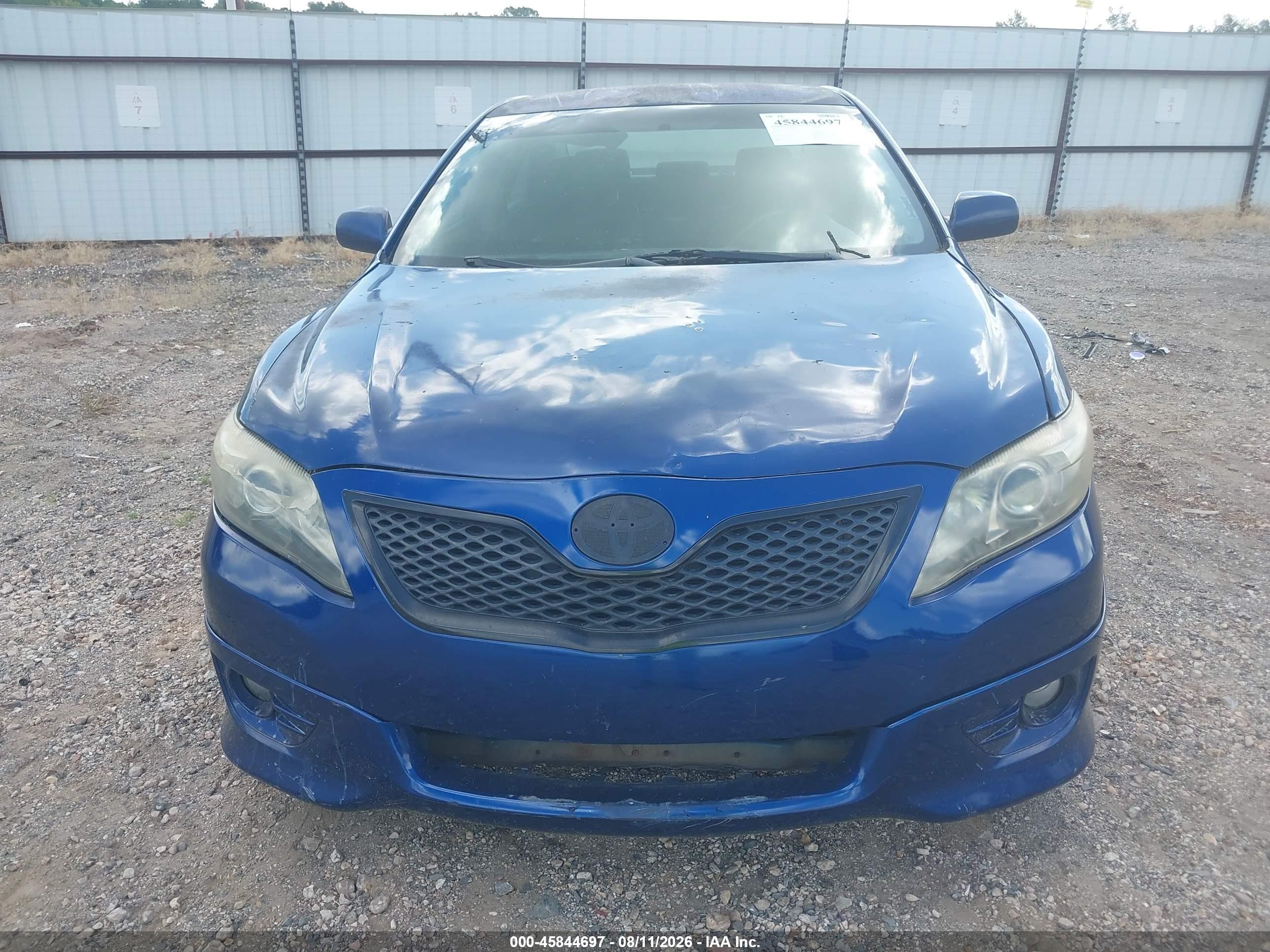2010 Toyota Camry Se Blue vin: 4T1BF3EK3AU502073