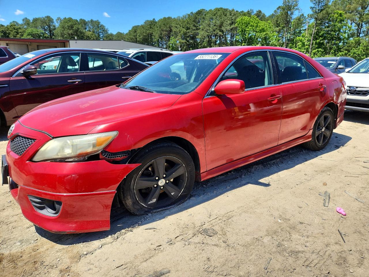 2010 Toyota Camry Automatic Красный vin: 4T1BF3EK3AU505328