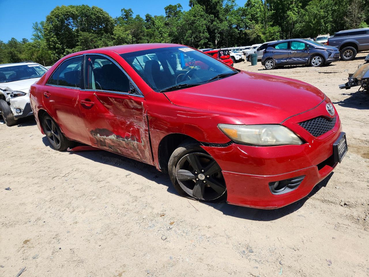 2010 Toyota Camry Automatic Красный vin: 4T1BF3EK3AU505328
