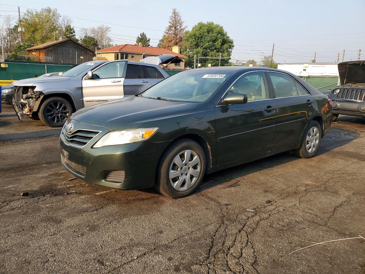 2010 Toyota Camry Le Зеленый vin: 4T1BF3EK3AU512604