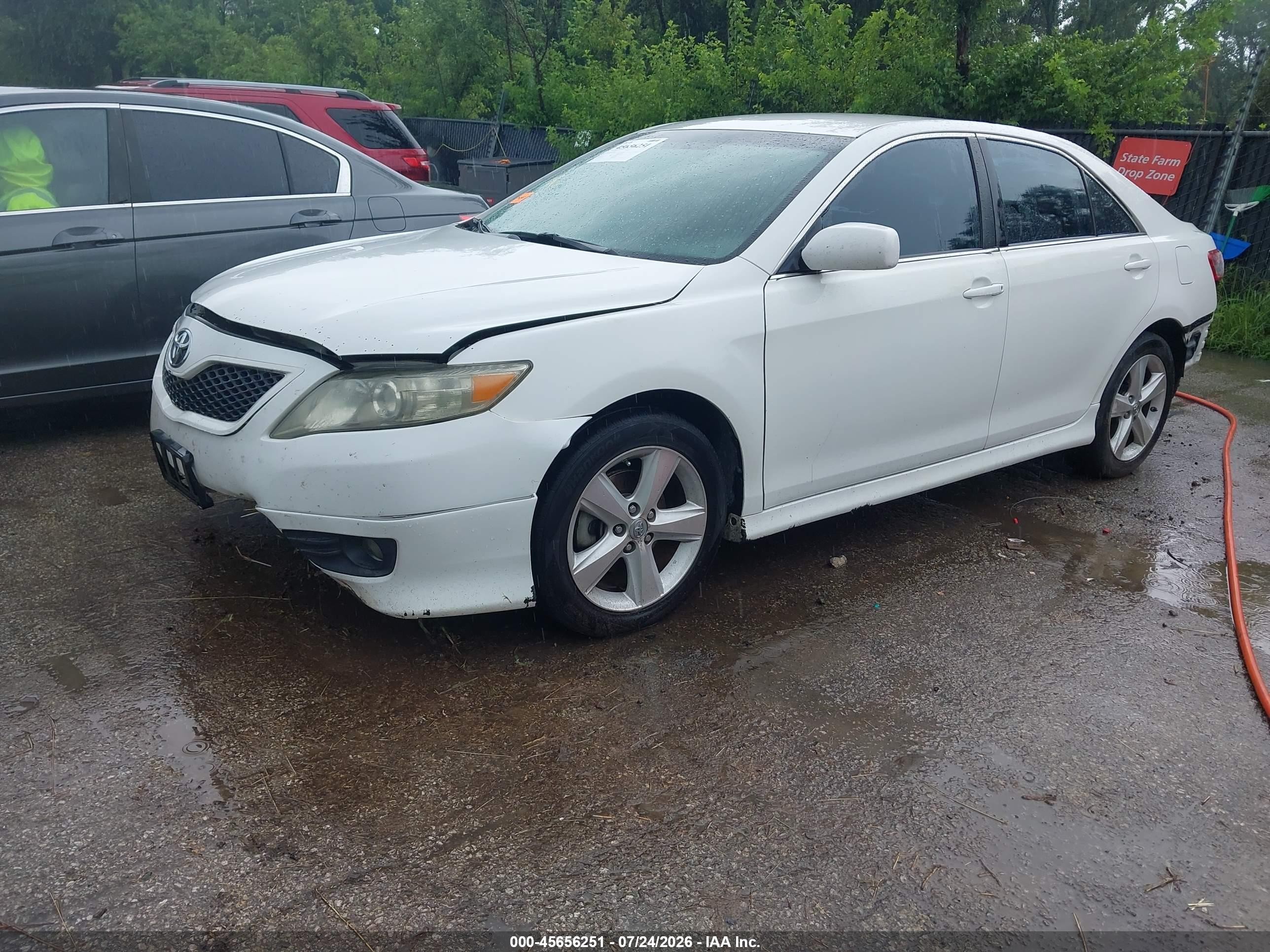 2010 Toyota Camry Se Белый vin: 4T1BF3EK3AU514837