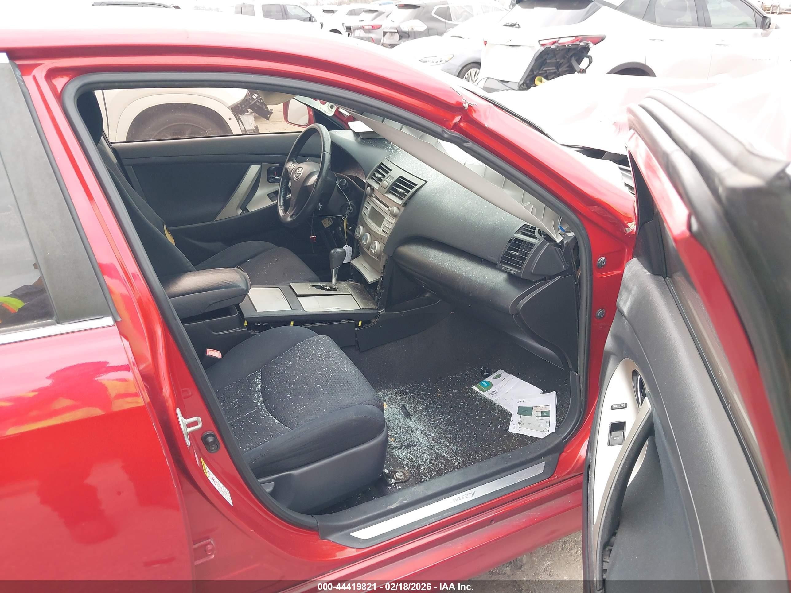 2010 Toyota Camry Se Red vin: 4T1BF3EK3AU522307