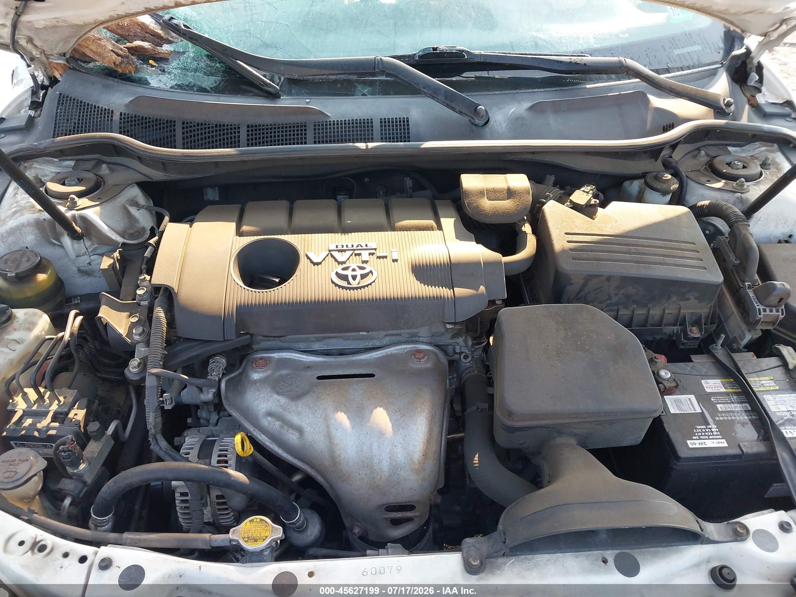 2010 Toyota Camry Le White vin: 4T1BF3EK3AU552939
