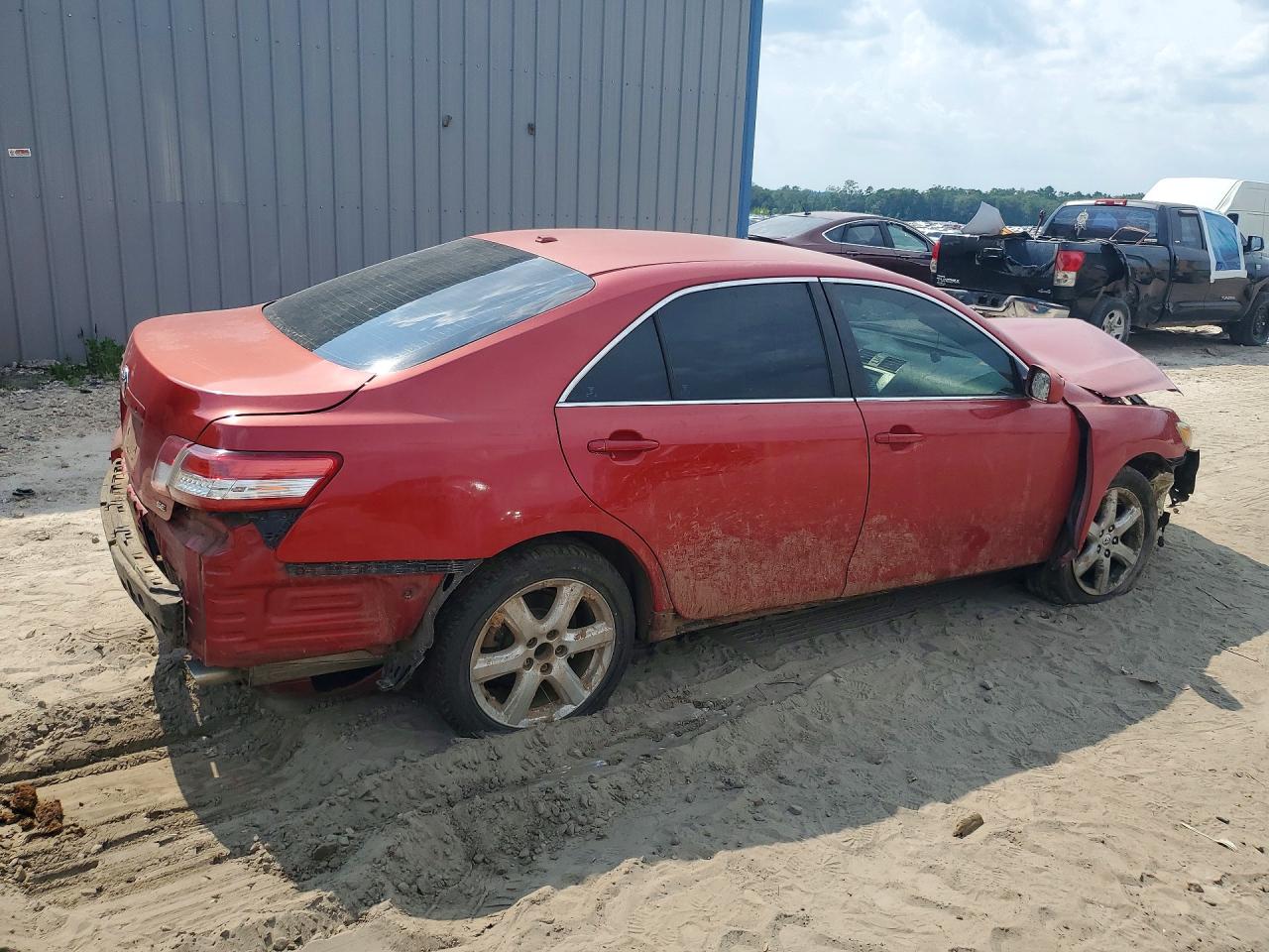 2011 Toyota Camry Se Red vin: 4T1BF3EK3BU130736