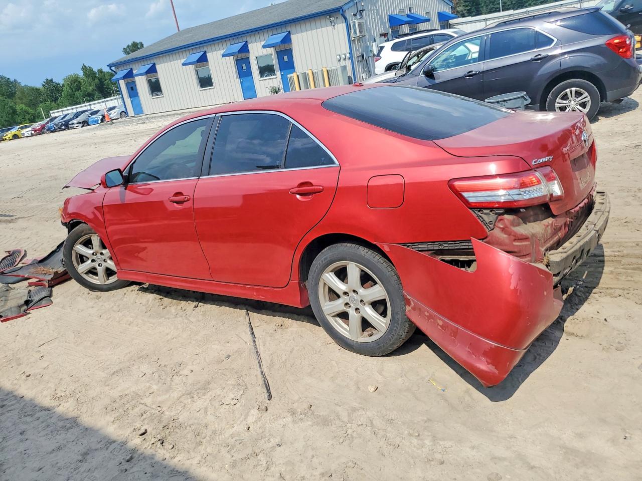 2011 Toyota Camry Se Red vin: 4T1BF3EK3BU130736