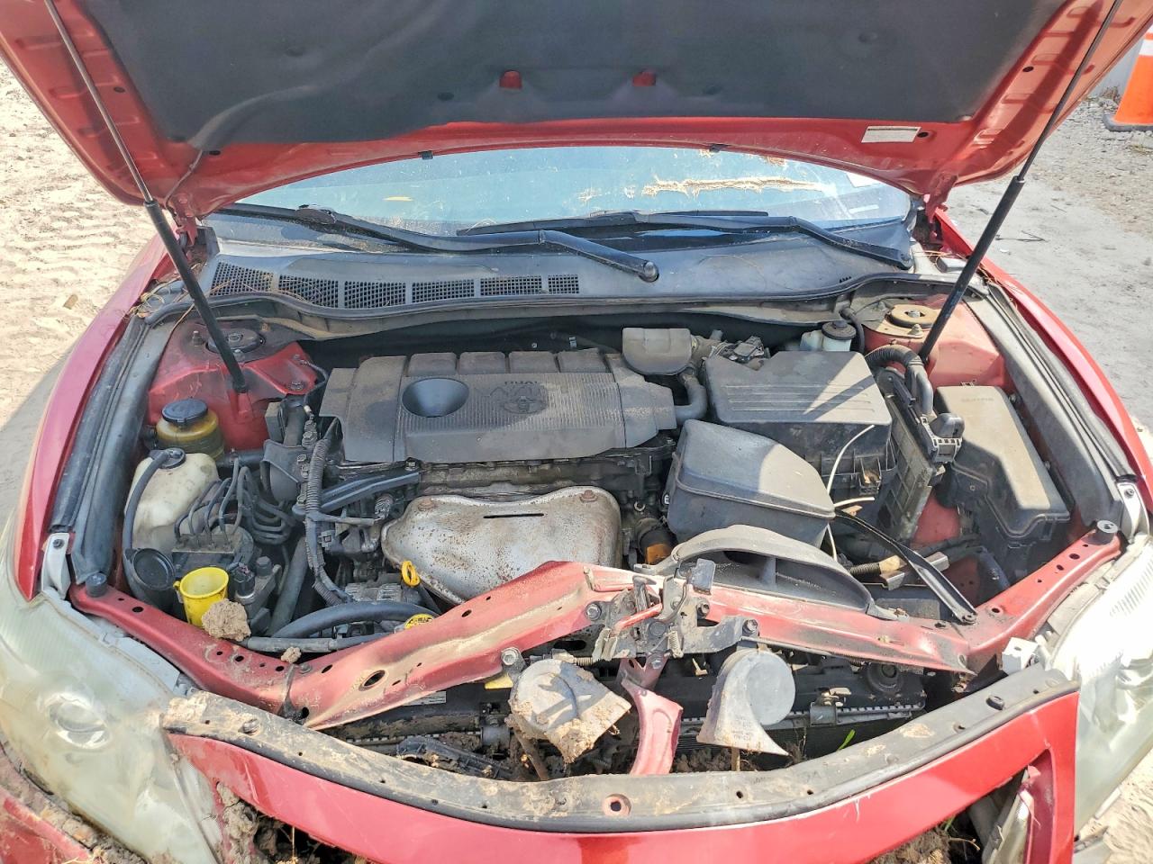 2011 Toyota Camry Se Red vin: 4T1BF3EK3BU130736