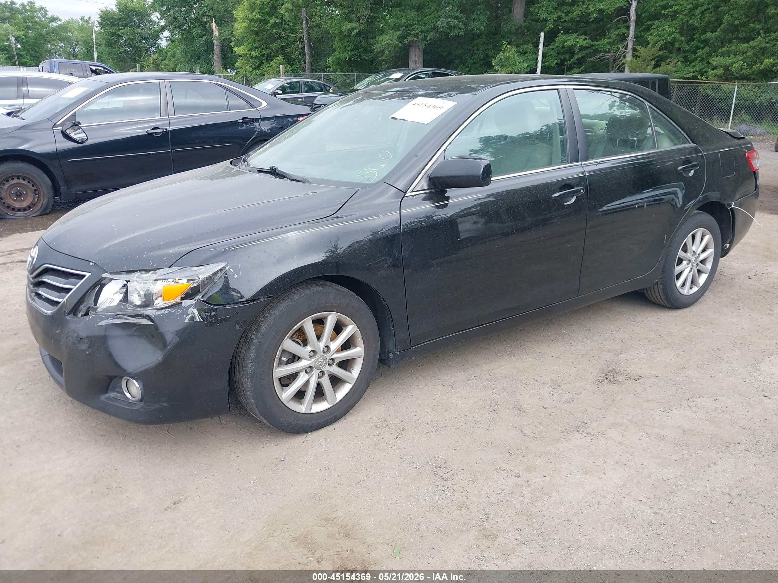 2011 Toyota Camry Xle Черный vin: 4T1BF3EK3BU150744