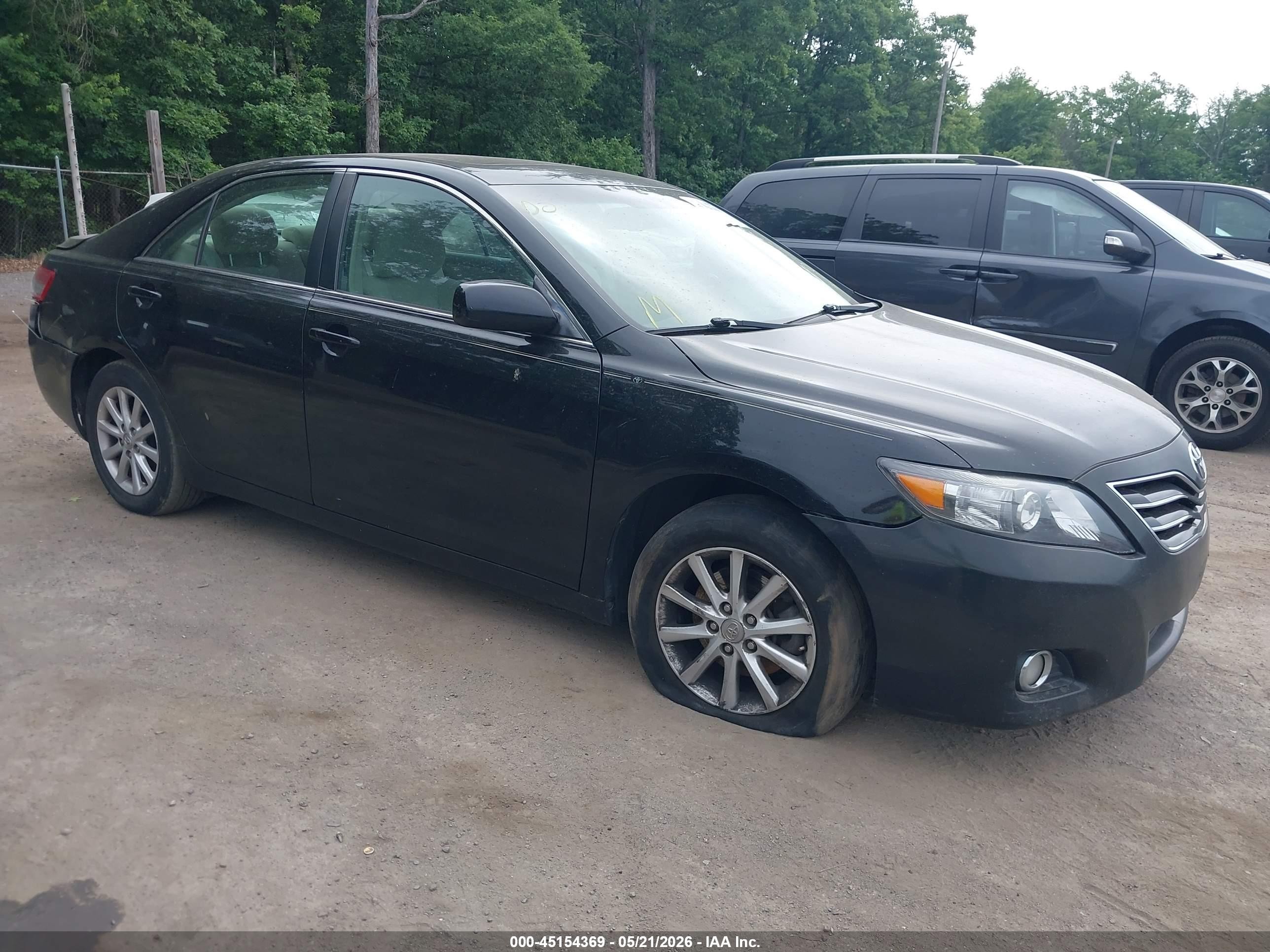 2011 Toyota Camry Xle Black vin: 4T1BF3EK3BU150744