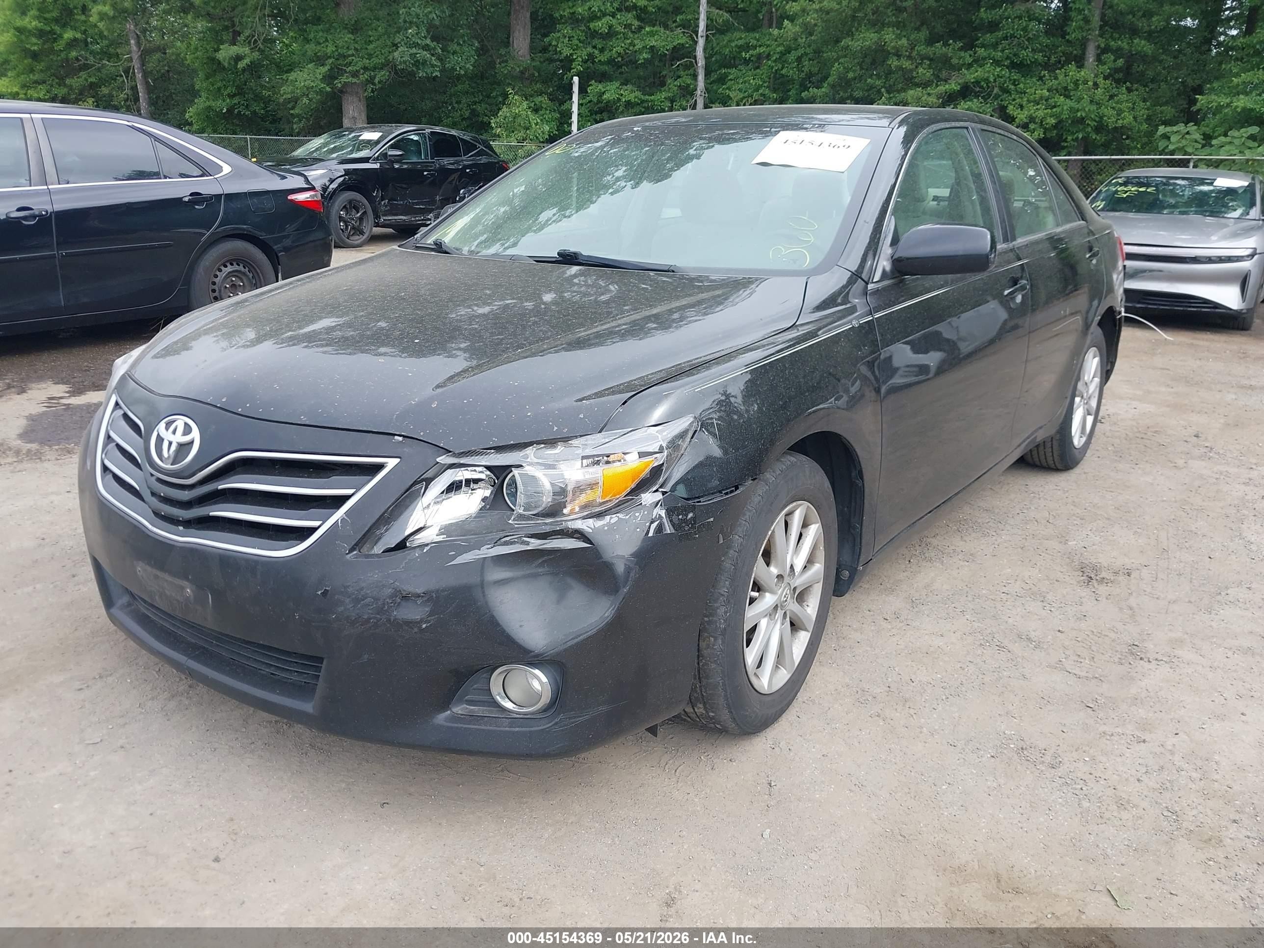 2011 Toyota Camry Xle Черный vin: 4T1BF3EK3BU150744