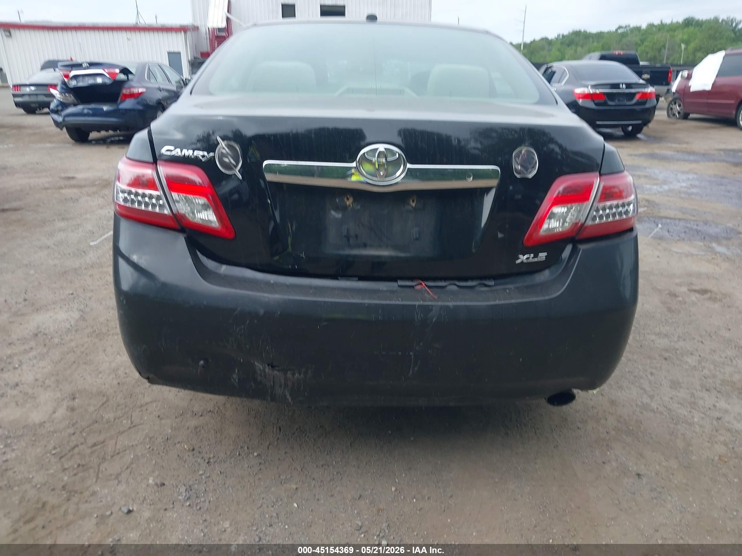2011 Toyota Camry Xle Черный vin: 4T1BF3EK3BU150744