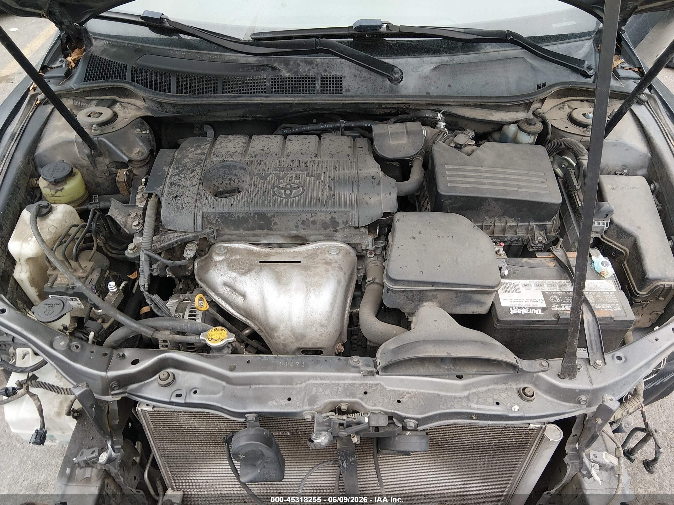 2011 Toyota Camry Le Gray vin: 4T1BF3EK3BU165308