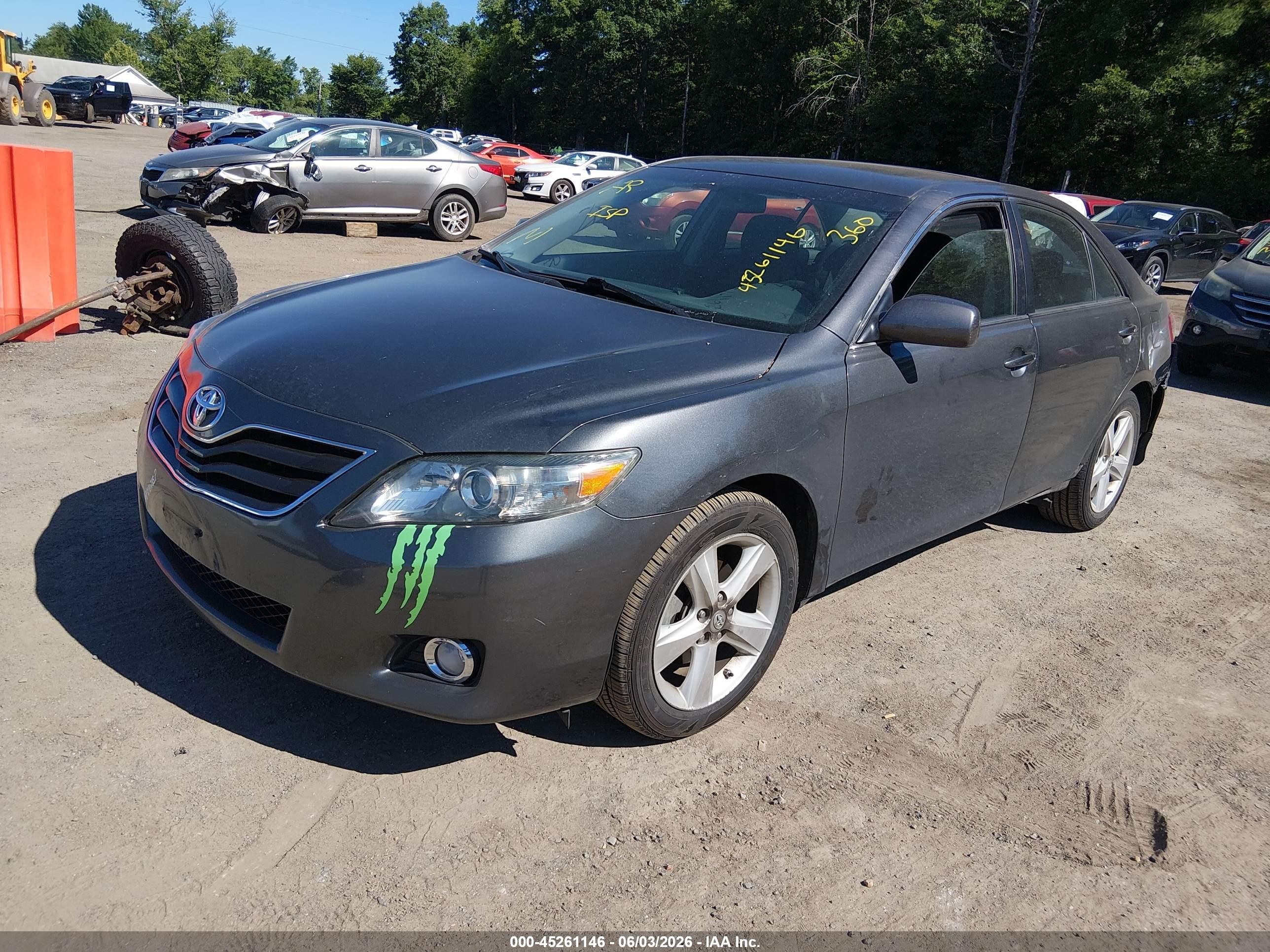 2011 Toyota Camry Se Gray vin: 4T1BF3EK3BU170976