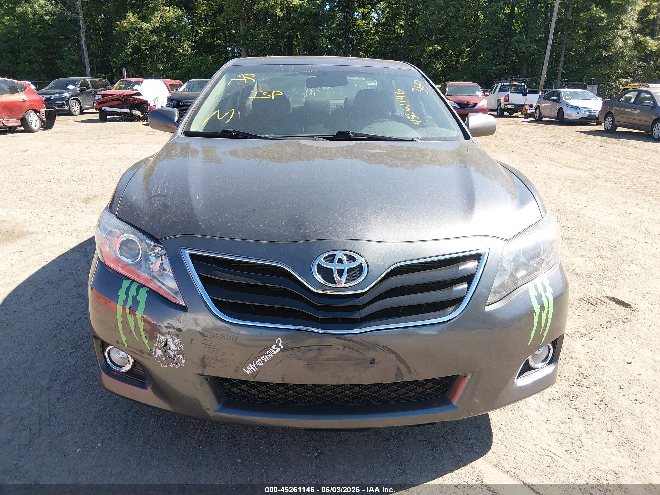 2011 Toyota Camry Se Gray vin: 4T1BF3EK3BU170976