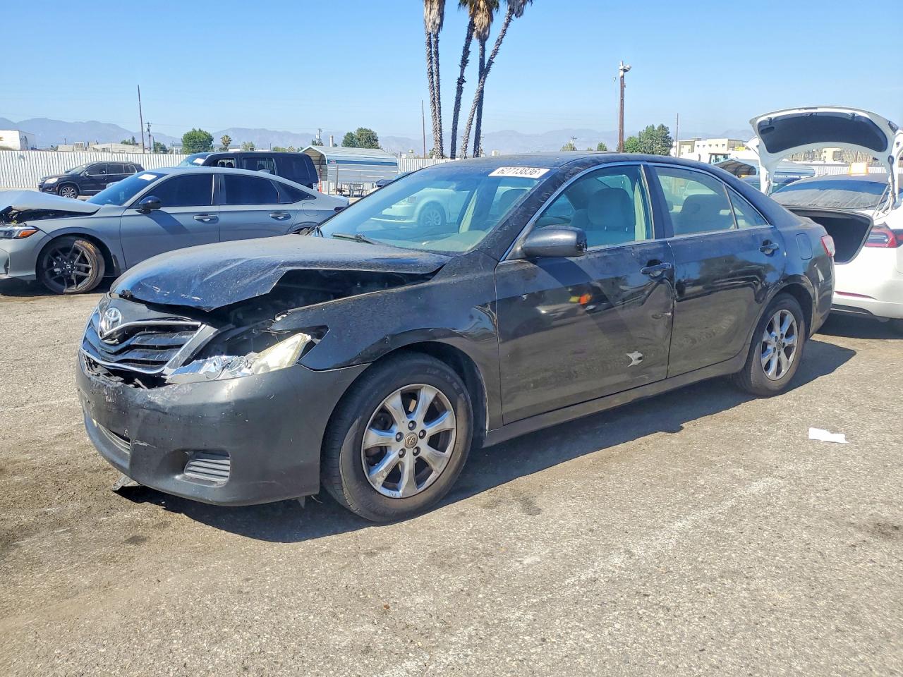 2011 Toyota Camry Le Black vin: 4T1BF3EK3BU190421