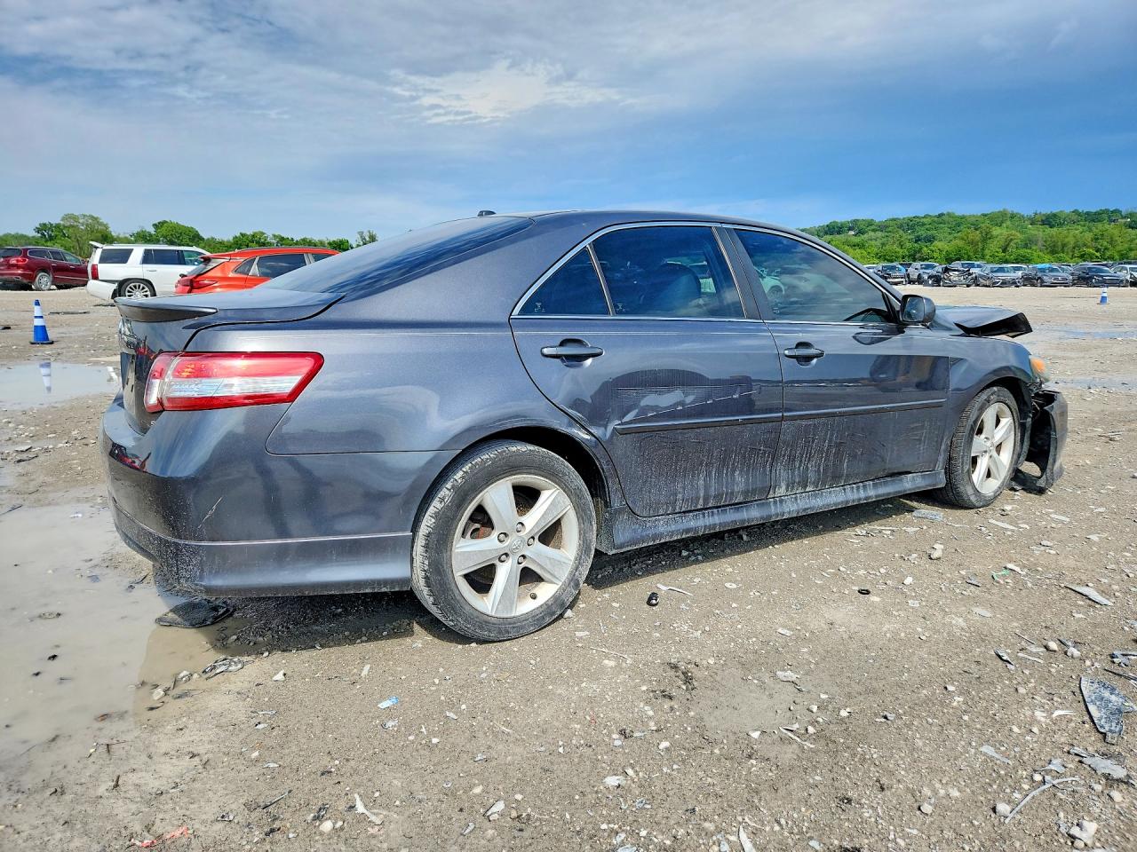 2011 Toyota Camry Se Серый vin: 4T1BF3EK3BU206164
