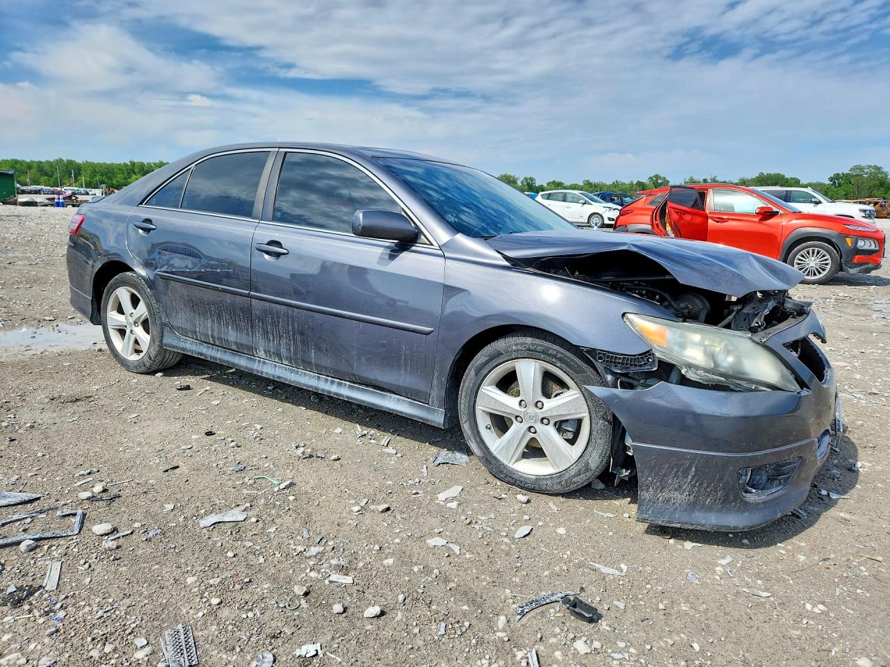 2011 Toyota Camry Se Серый vin: 4T1BF3EK3BU206164