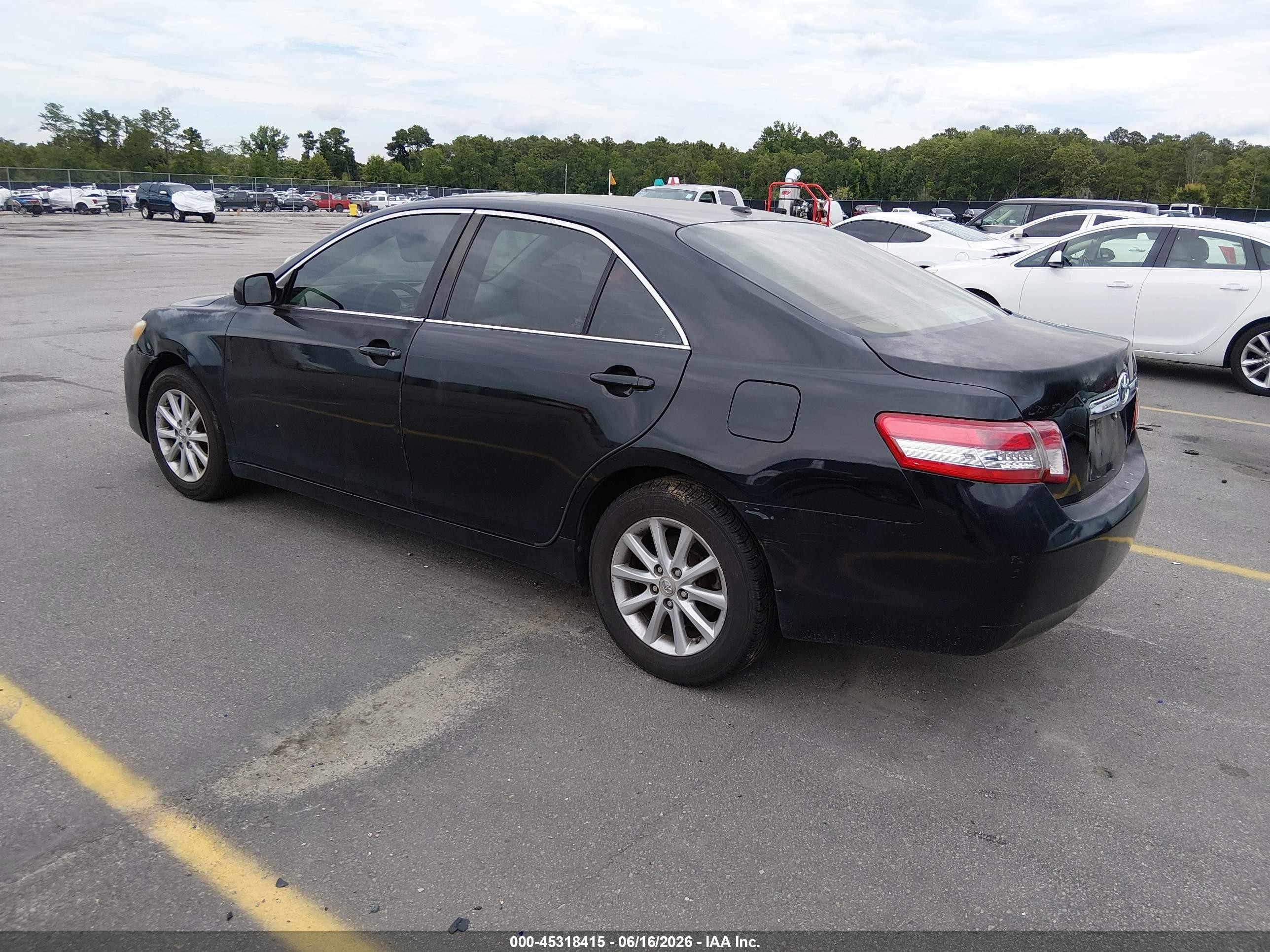 2011 Toyota Camry Xle Черный vin: 4T1BF3EK3BU222106