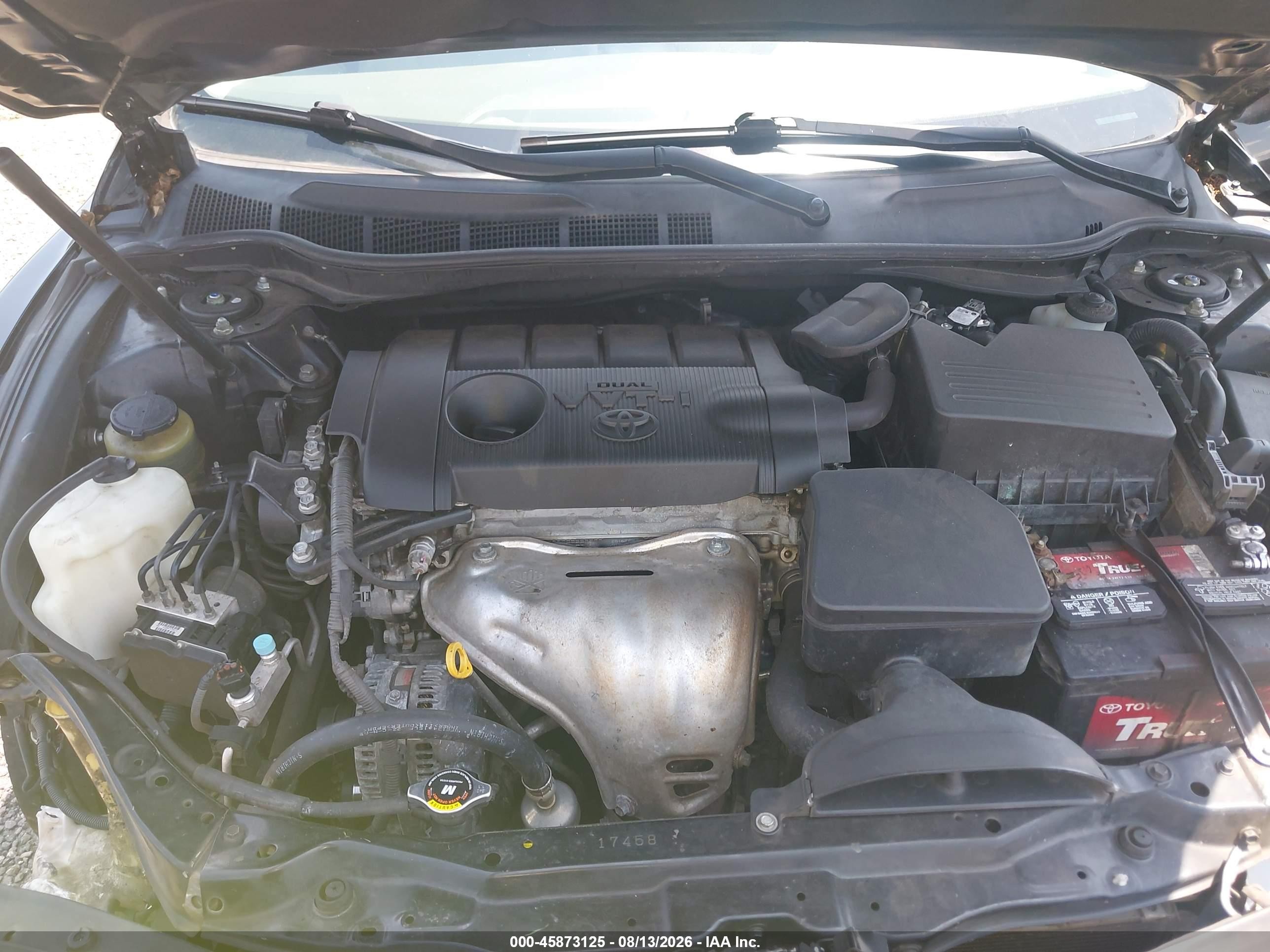 2011 Toyota Camry   Black vin: 4T1BF3EK3BU225233