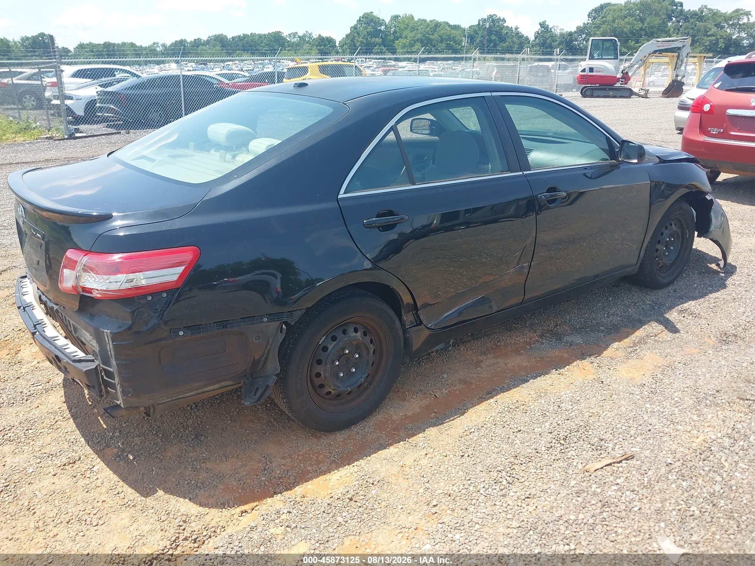 2011 Toyota Camry   Black vin: 4T1BF3EK3BU225233
