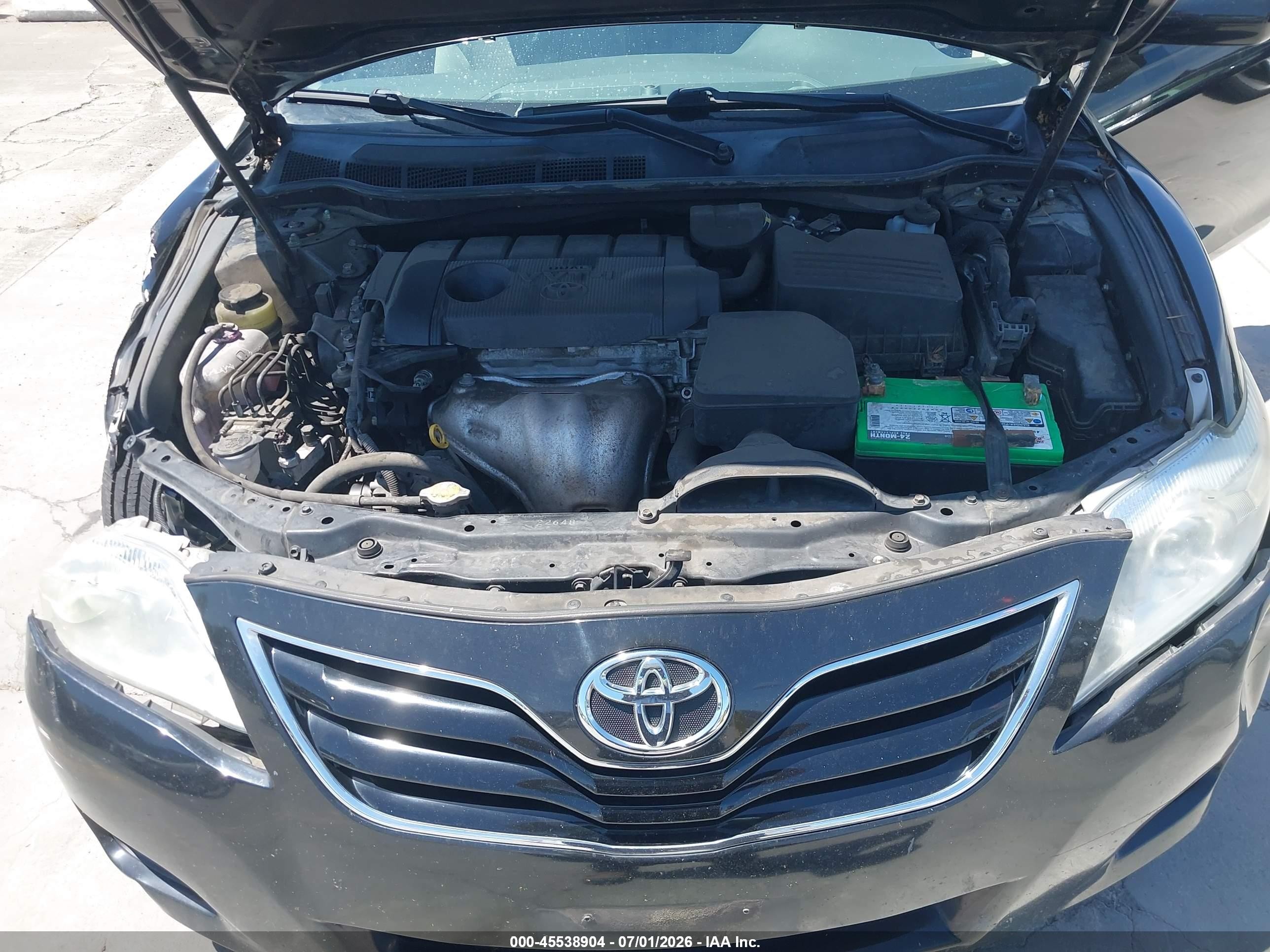 2011 Toyota Camry Le Black vin: 4T1BF3EK3BU228262