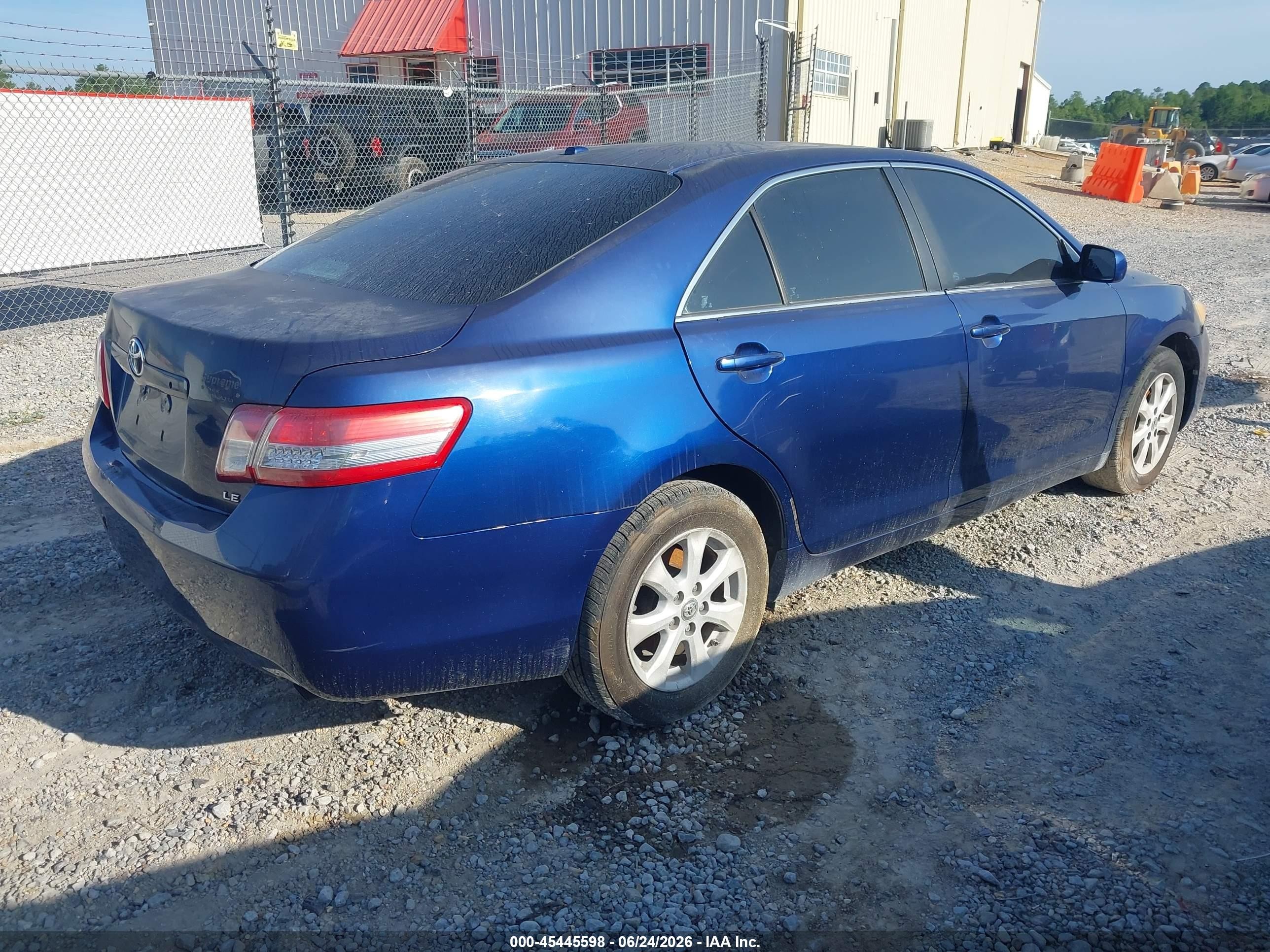 2011 Toyota Camry Le Синий vin: 4T1BF3EK3BU591435