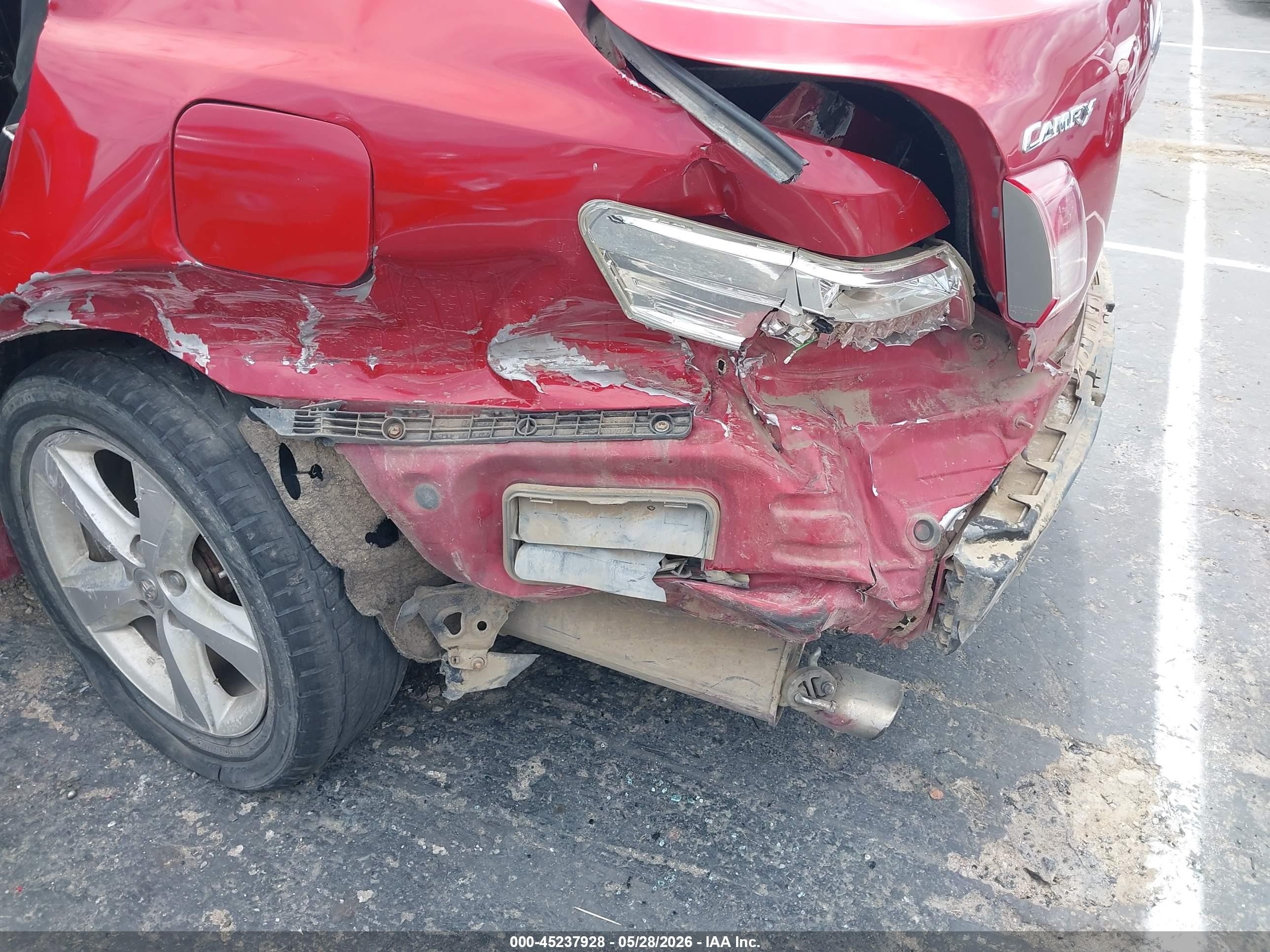 2011 Toyota Camry Se Red vin: 4T1BF3EK3BU592777