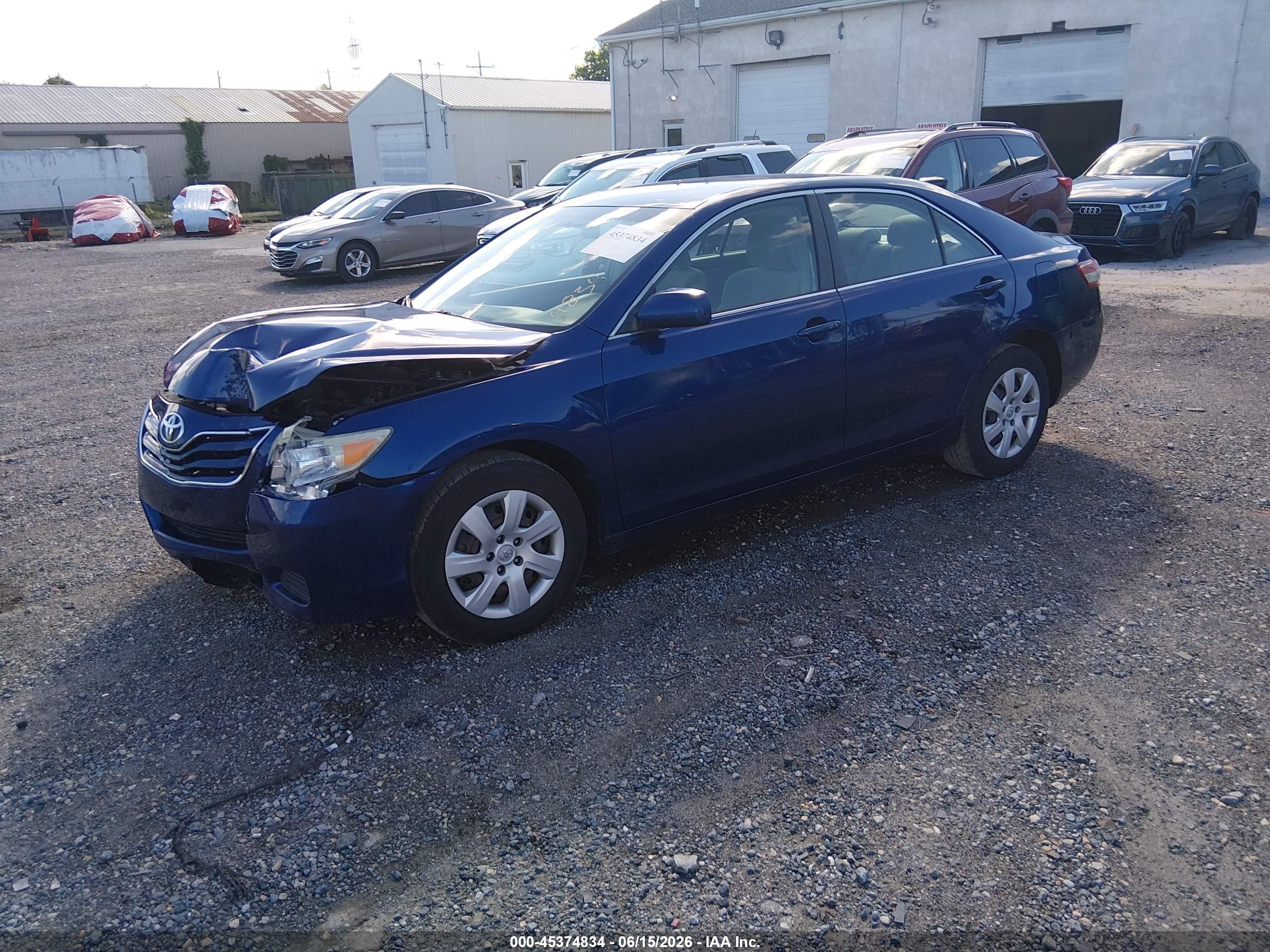 2011 Toyota Camry Le Синий vin: 4T1BF3EK3BU595078