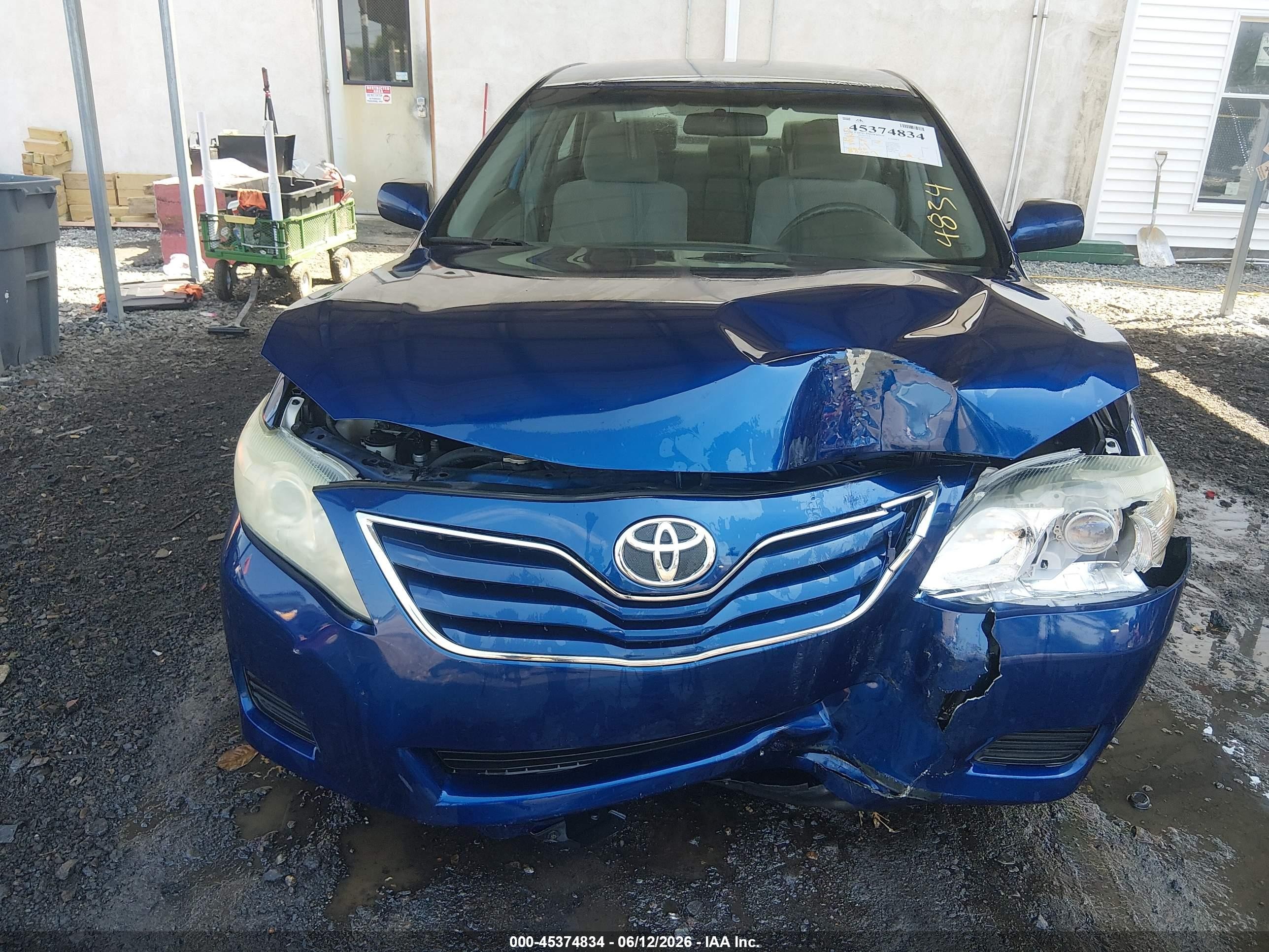 2011 Toyota Camry Le Синий vin: 4T1BF3EK3BU595078