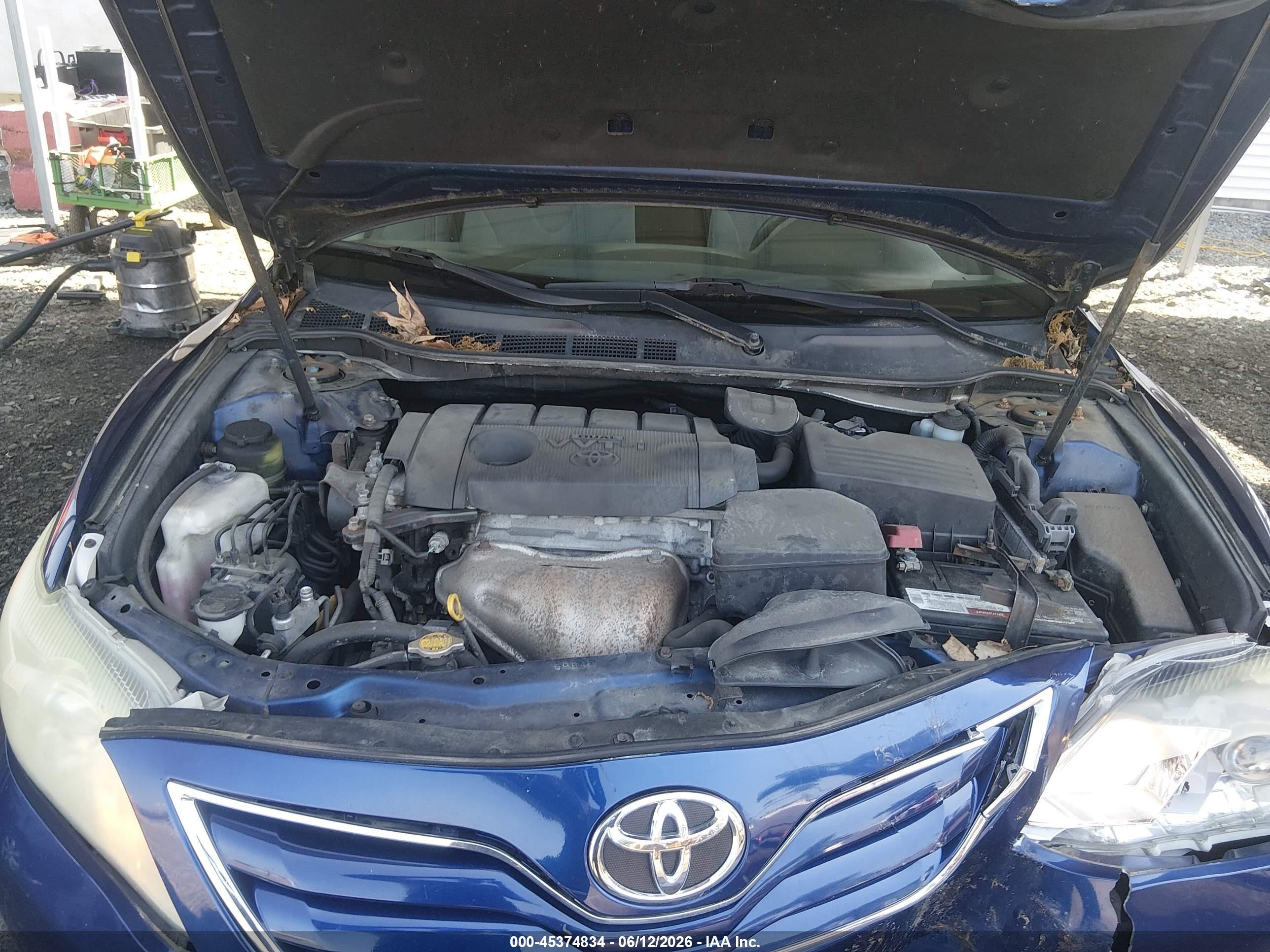 2011 Toyota Camry Le Синий vin: 4T1BF3EK3BU595078