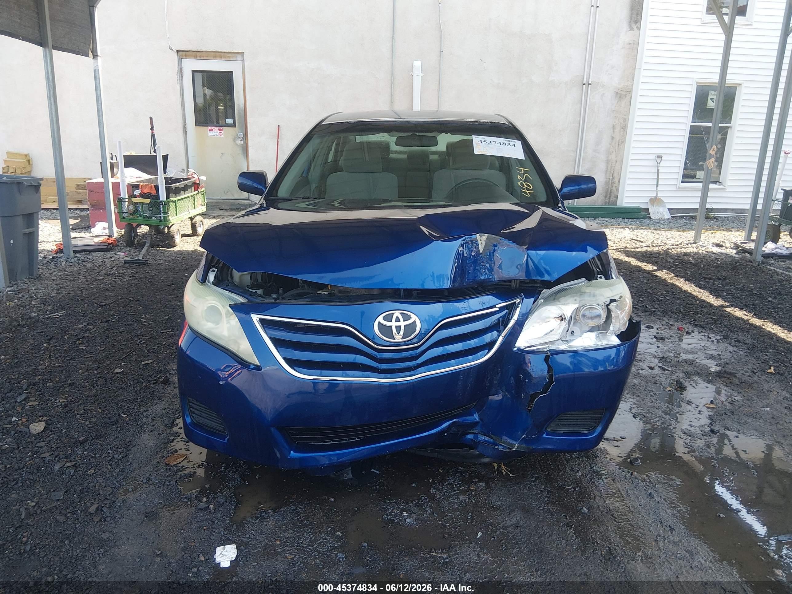 2011 Toyota Camry Le Синий vin: 4T1BF3EK3BU595078
