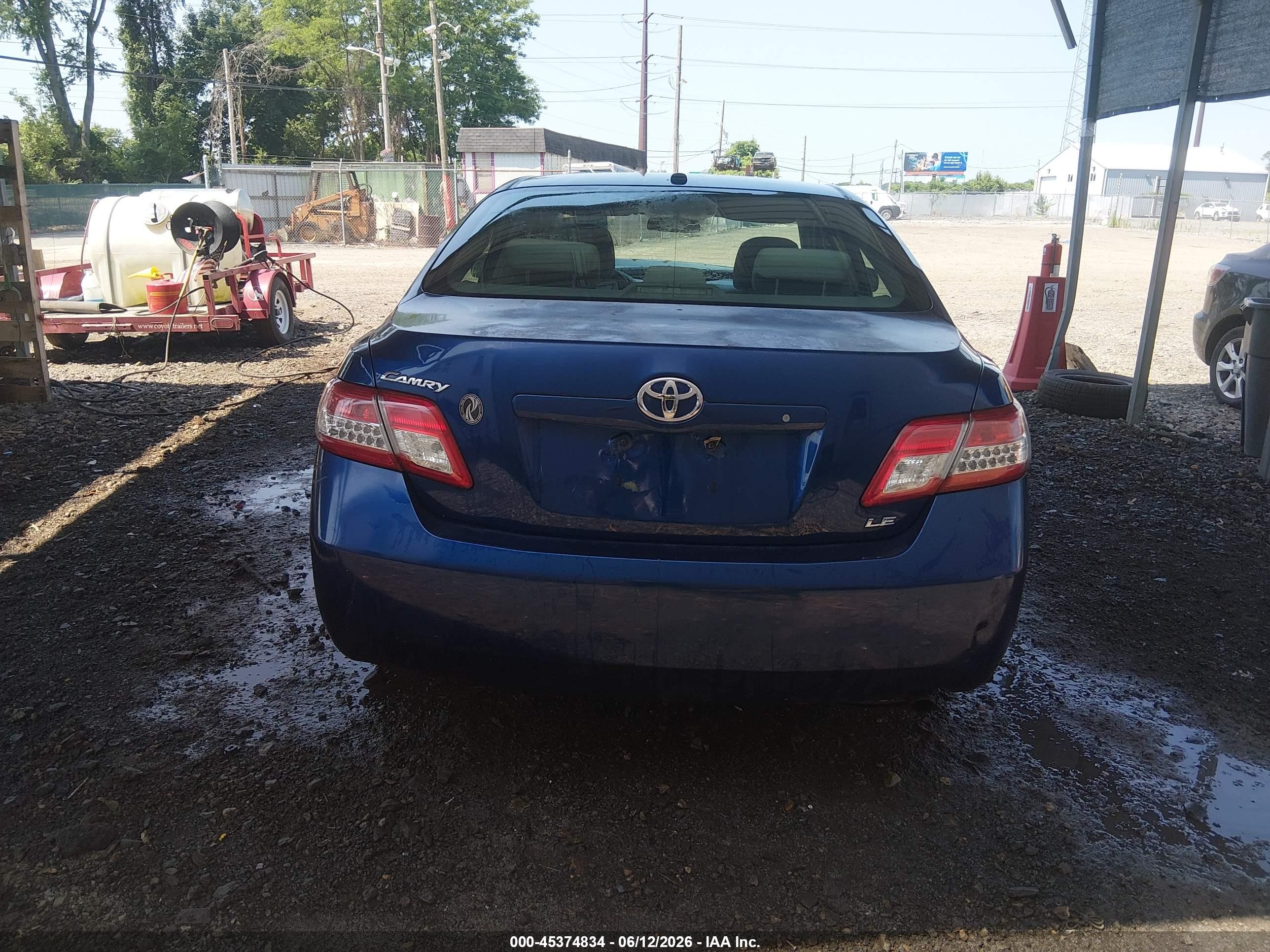 2011 Toyota Camry Le Синий vin: 4T1BF3EK3BU595078