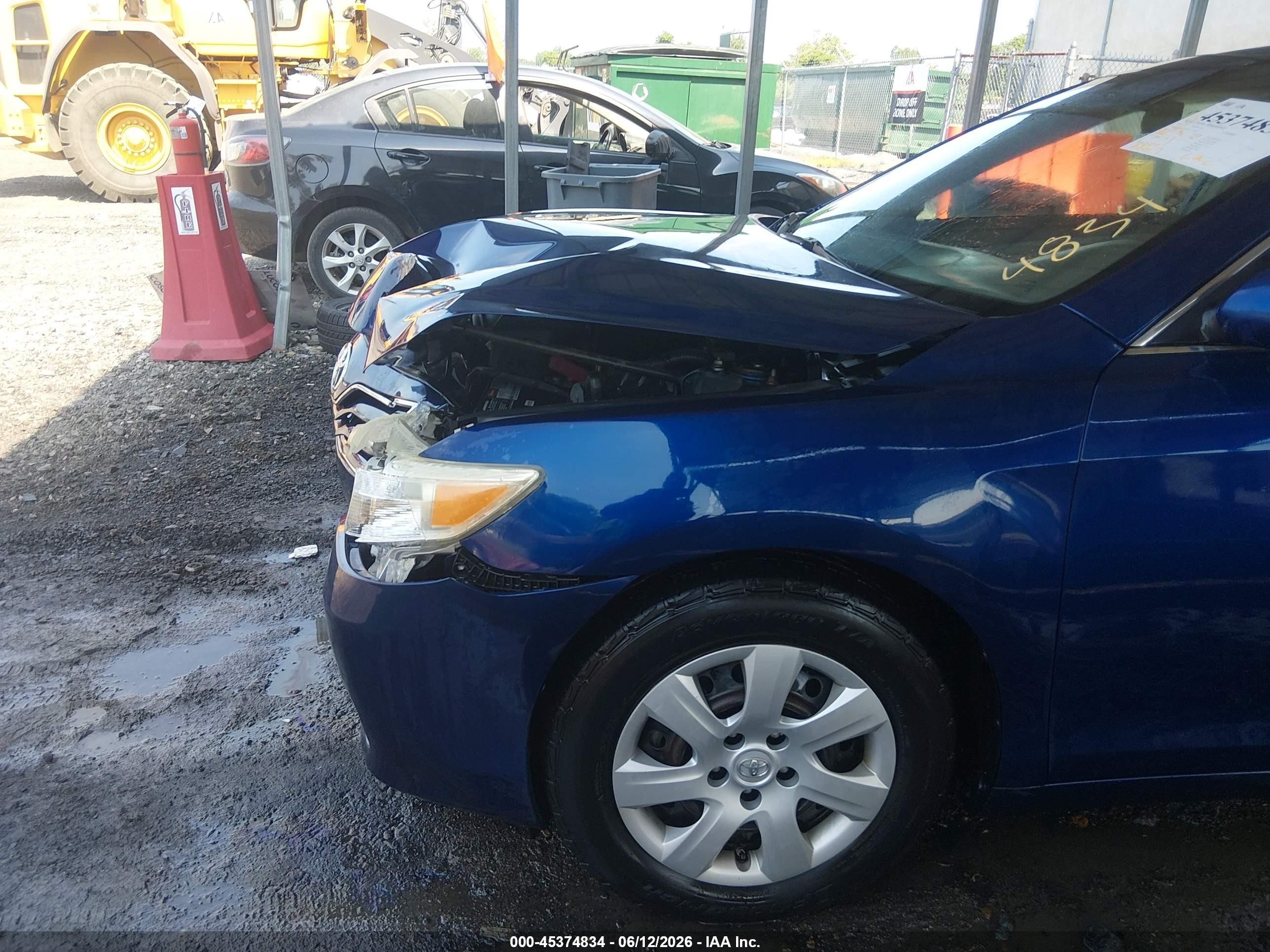 2011 Toyota Camry Le Синий vin: 4T1BF3EK3BU595078