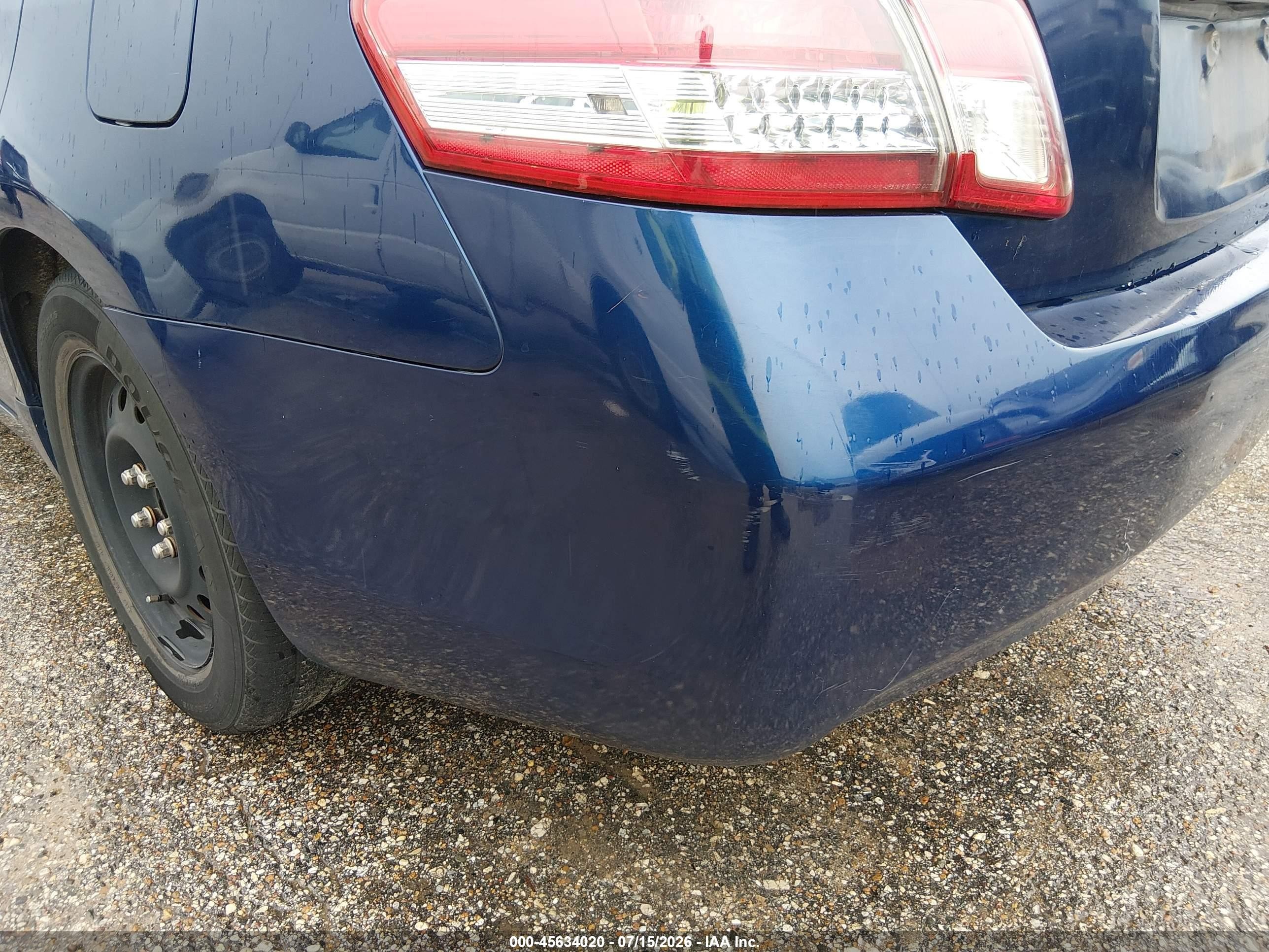 2011 Toyota Camry Le Blue vin: 4T1BF3EK3BU596182