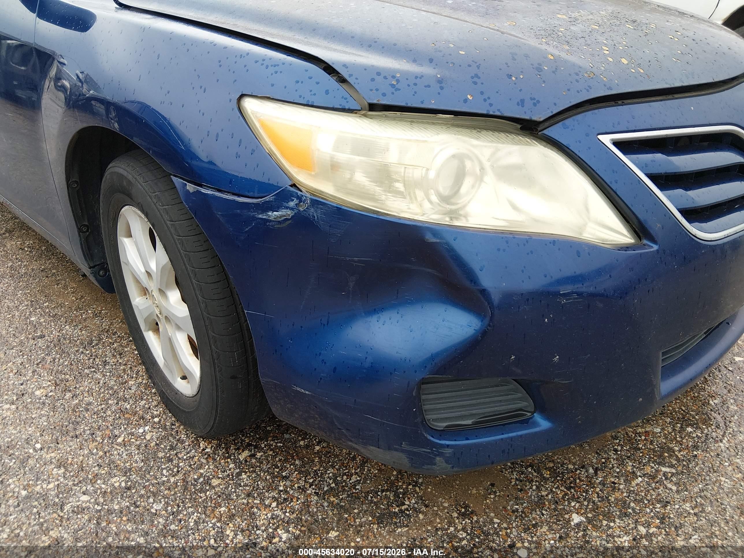 2011 Toyota Camry Le Blue vin: 4T1BF3EK3BU596182