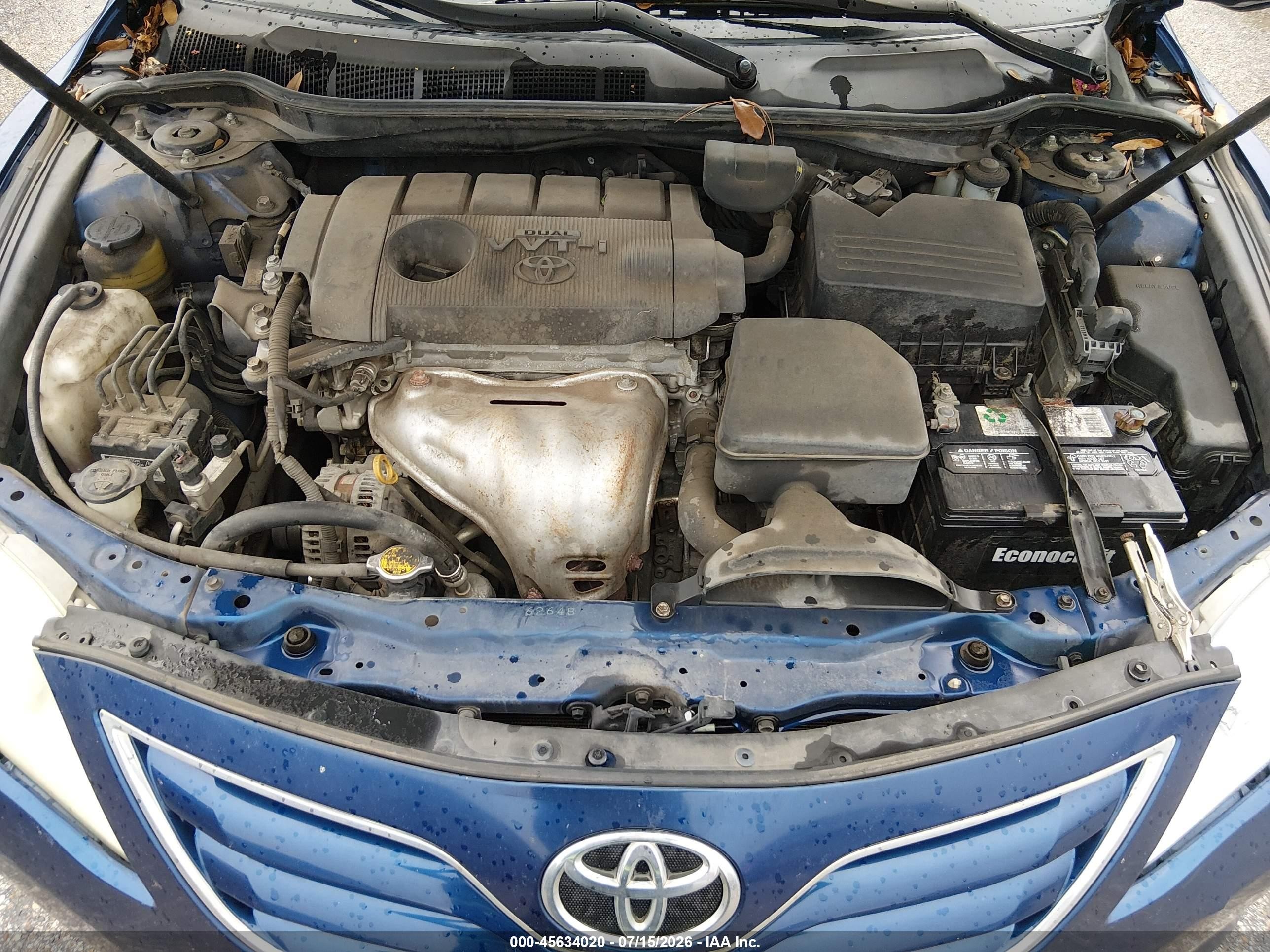 2011 Toyota Camry Le Blue vin: 4T1BF3EK3BU596182